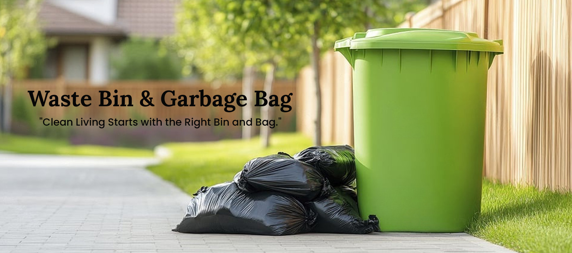 Waste Bin &amp; Garbage Bag