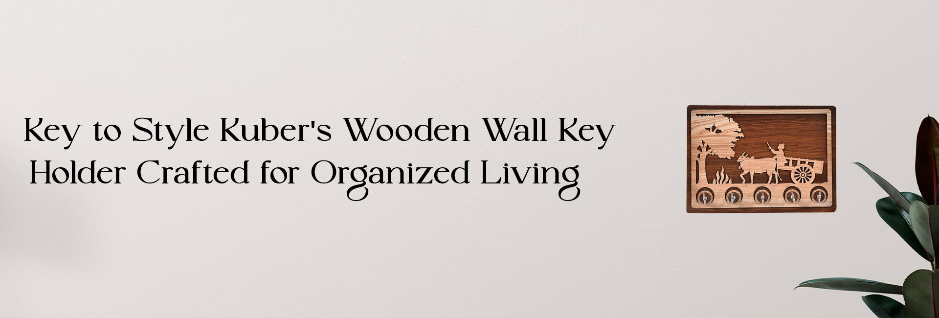 Wooden Wall Key Holder
