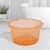 Bath Tub | Multipurpose Bath Tub | Tub for Bathroom-Feeding Pan-Bathing-Washing Clothes | Washing Tub | Bathroom Tub | Baby Bathing Tub | 25 LTR | Transparent Orange