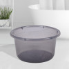 Bath Tub | Multipurpose Bath Tub | Tub for Bathroom-Feeding Pan-Bathing-Washing Clothes | Washing Tub | Bathroom Tub | Baby Bathing Tub | 25 LTR | Transparent Gray