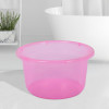 Bath Tub | Multipurpose Bath Tub | Tub for Bathroom-Feeding Pan-Bathing-Washing Clothes | Washing Tub | Bathroom Tub | Baby Bathing Tub | 25 LTR | Transparent Pink