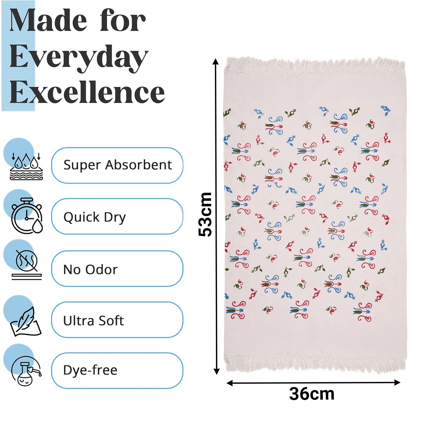 Kuber Industries 6 Pcs Soft Cotton Face Towels For Men  Women  Easily Washable  Travel Friendly Pocket Towels  Gym Napkins  Assorted
