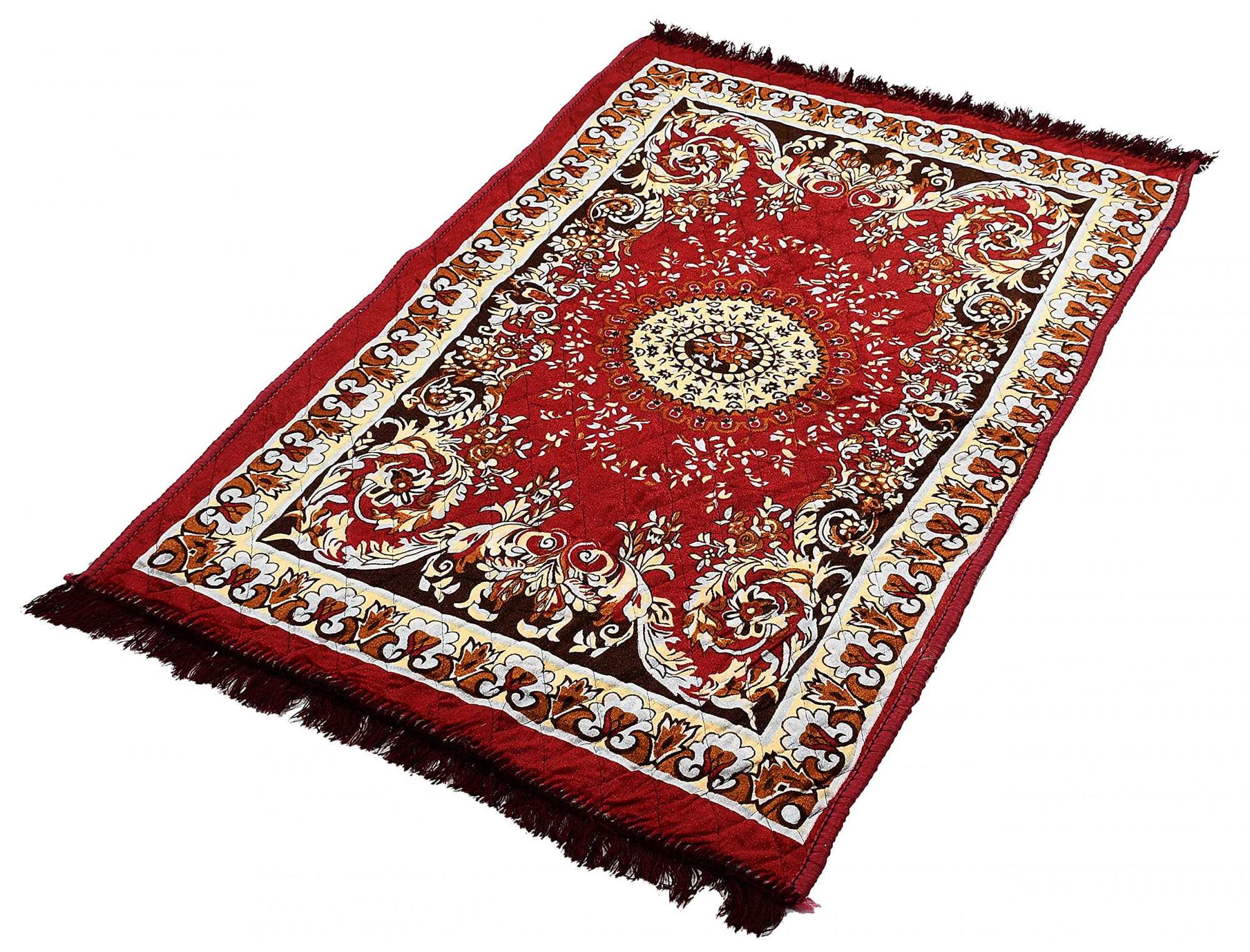 4 x2 Feet Superfine Velvet CarpetRugLiving RoomBedroomHall Maroon