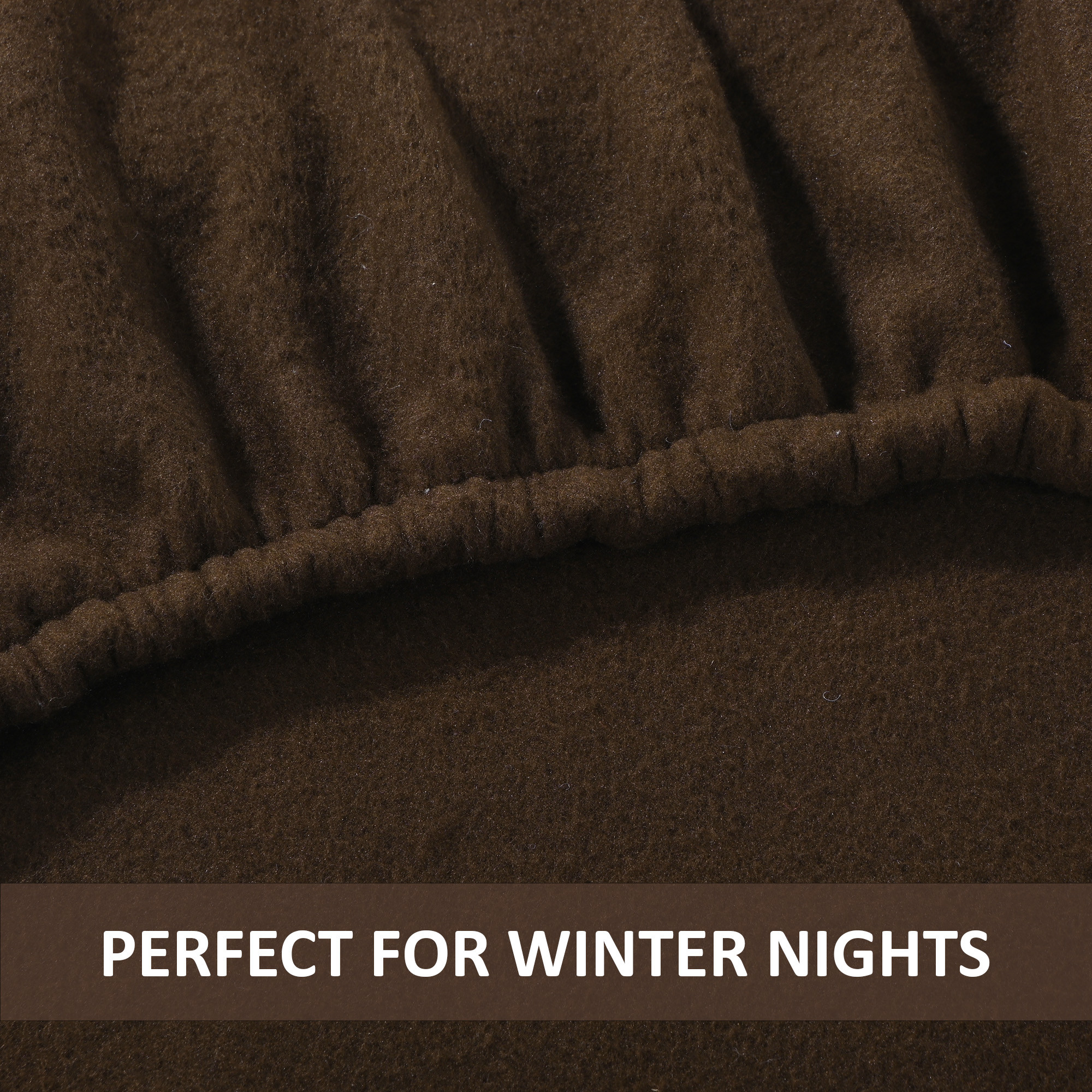 78x72 Inch Heavy Warm Fitted Double Bedsheet with 2 Pillow Covers  Ultra soft Double Bed Cozy  Wrinklefree Bedsheet for Bed  Coffee