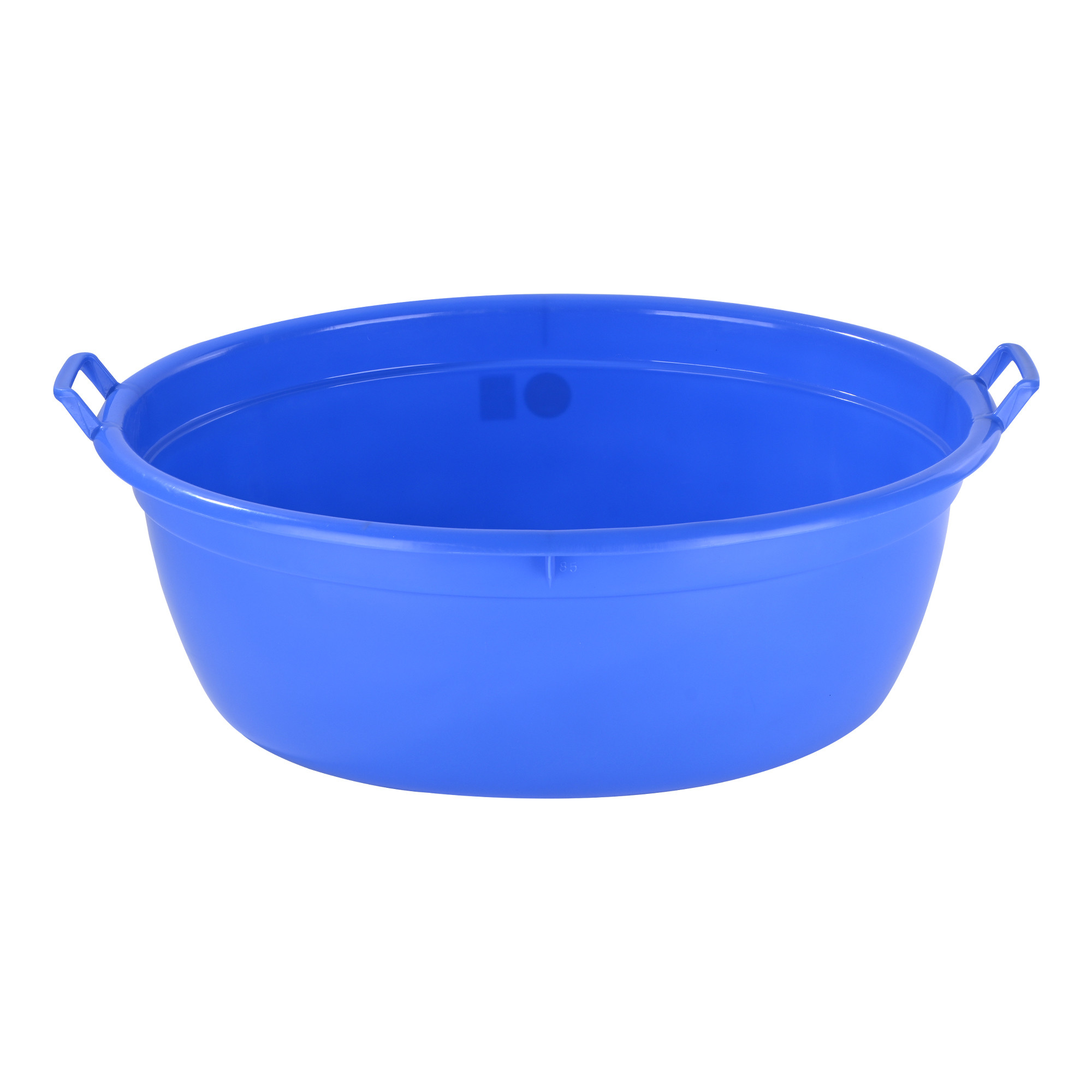 90 LTR Plastic Heavy Duty Oval Shape Bathing Tub Large Capicity with Handle  Multipurpose Storage Laundry Bath Tub for Kids  Adult  Blue