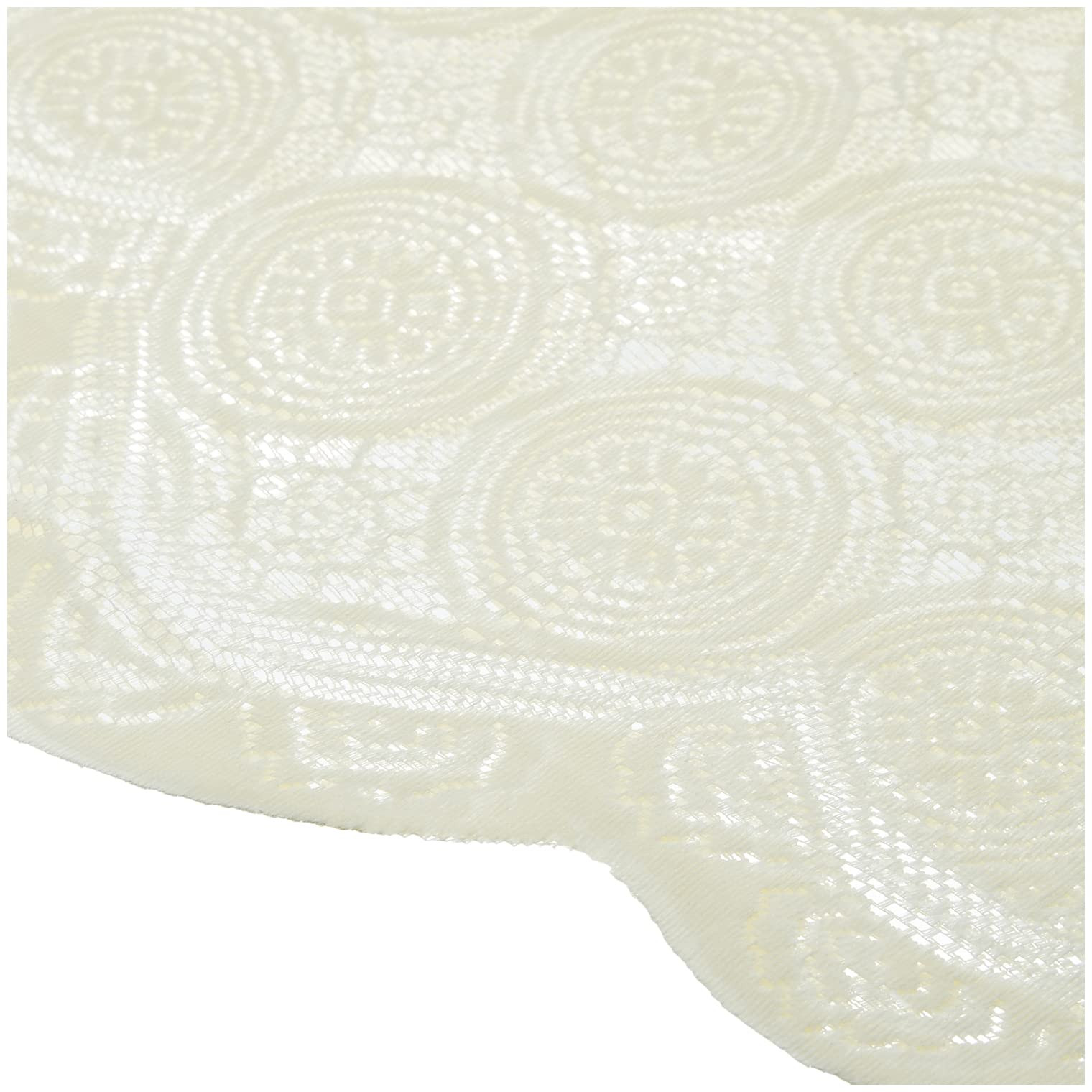 Circle Design Cotton 5 Seater Sofa Cover With 6 Pieces Arms cover Use Both Side Living Room Drawing Room Bedroom Guest Room Set Of16 Cream-KUBMART11943