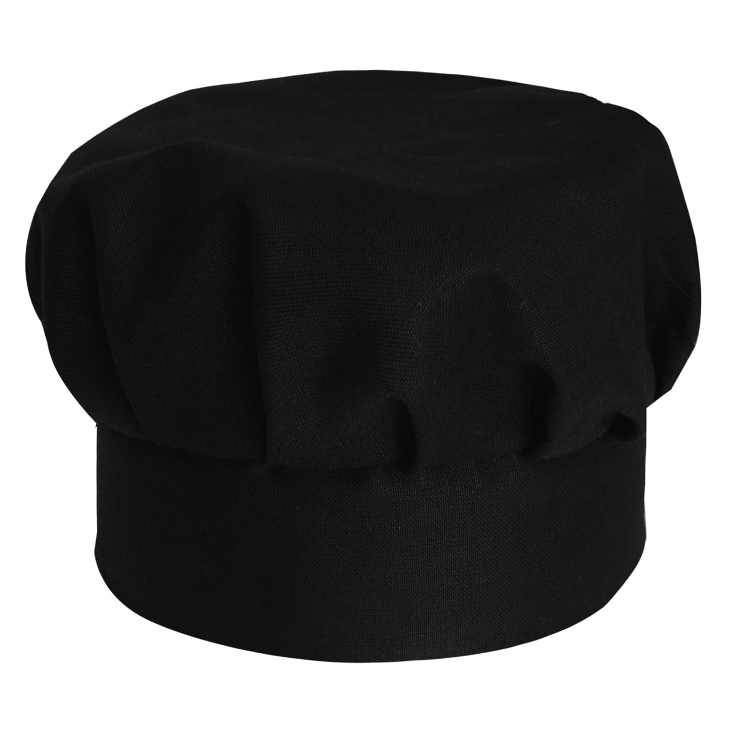 Cotton Cooking Chef Cap- Pack of 3 Black