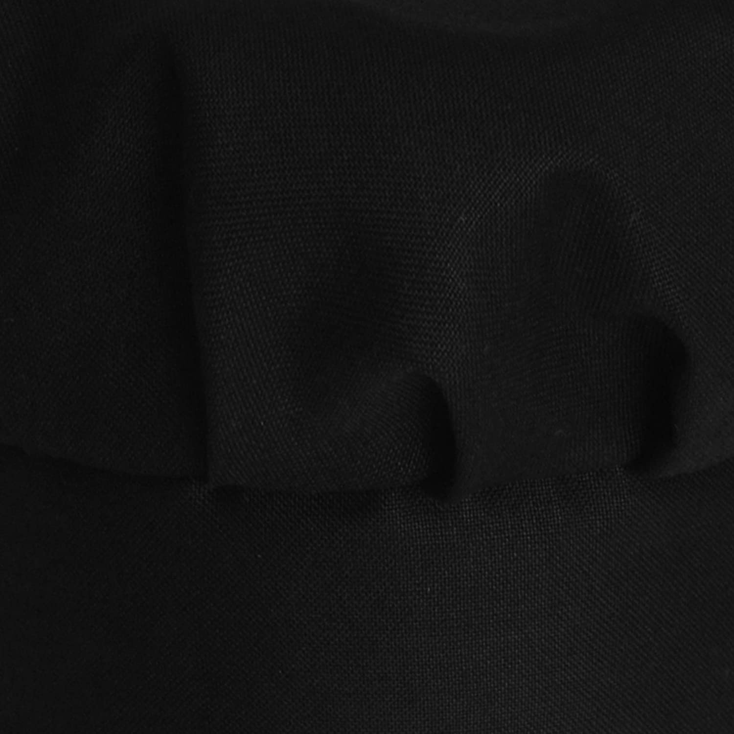 Cotton Cooking Chef Cap- Pack of 3 Black