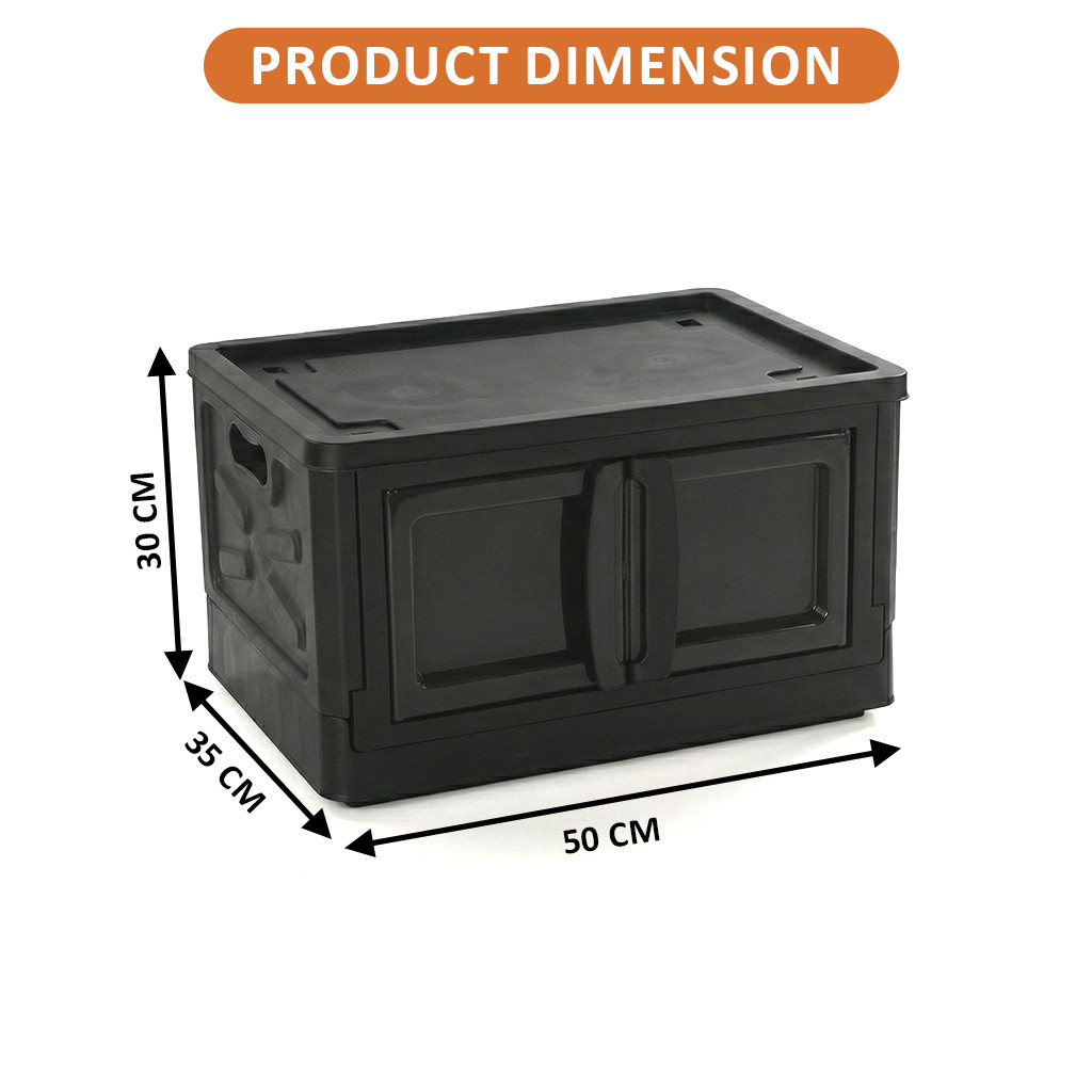 Drawer Cabinet Storage Organizer Box Foldable Cupboard for BedroomOffice  Double Door Storage Unit for ToysBooksShoe  Black