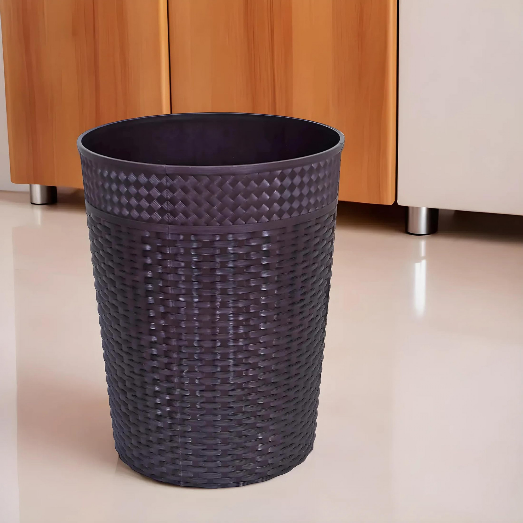 DustbinPlastic DustbinDustbins for KitchenDustbin For BedroomHallDustbin For office10 Litre Dustbin Brown