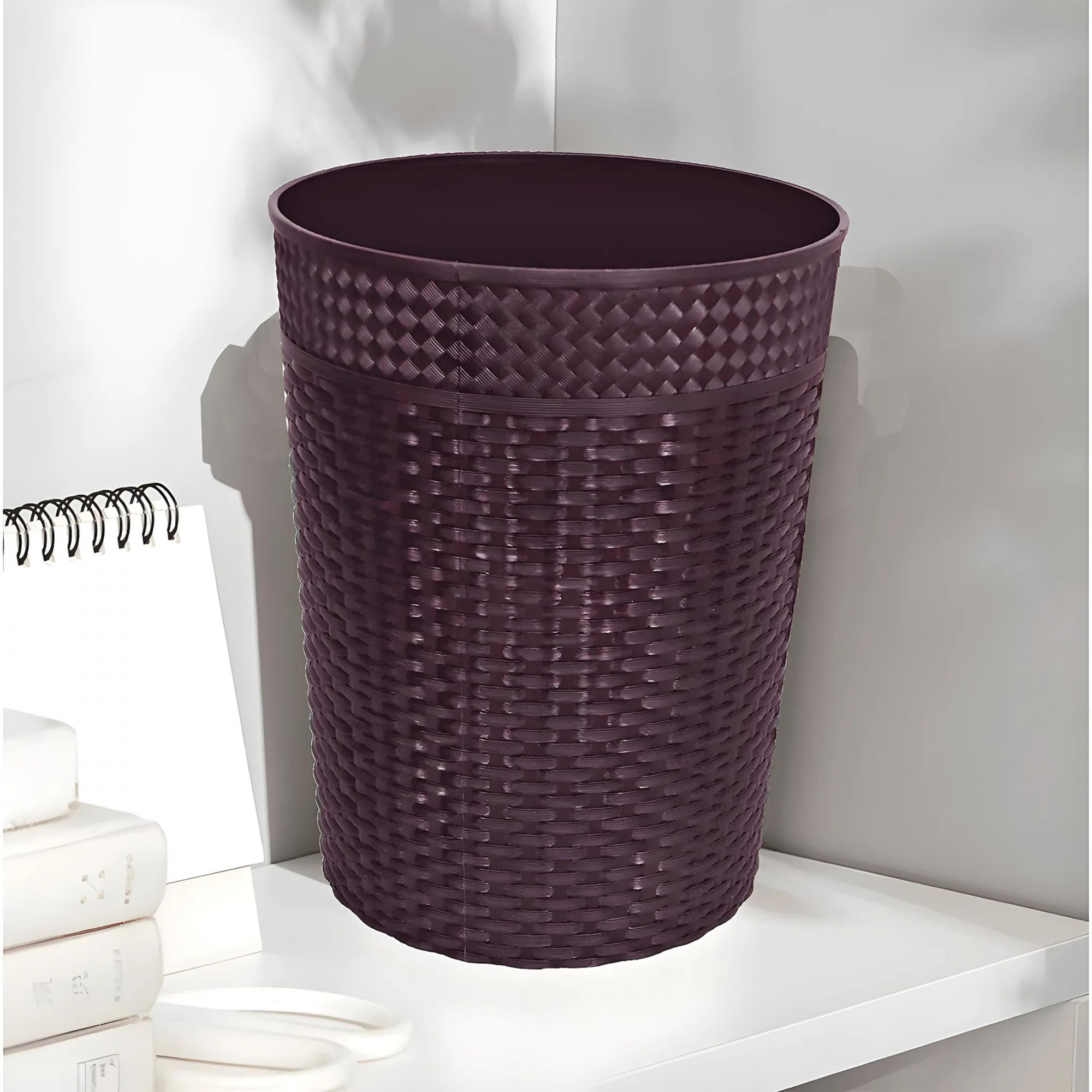 DustbinPlastic DustbinDustbins for KitchenDustbin For BedroomHallDustbin For office10 Litre Dustbin Brown