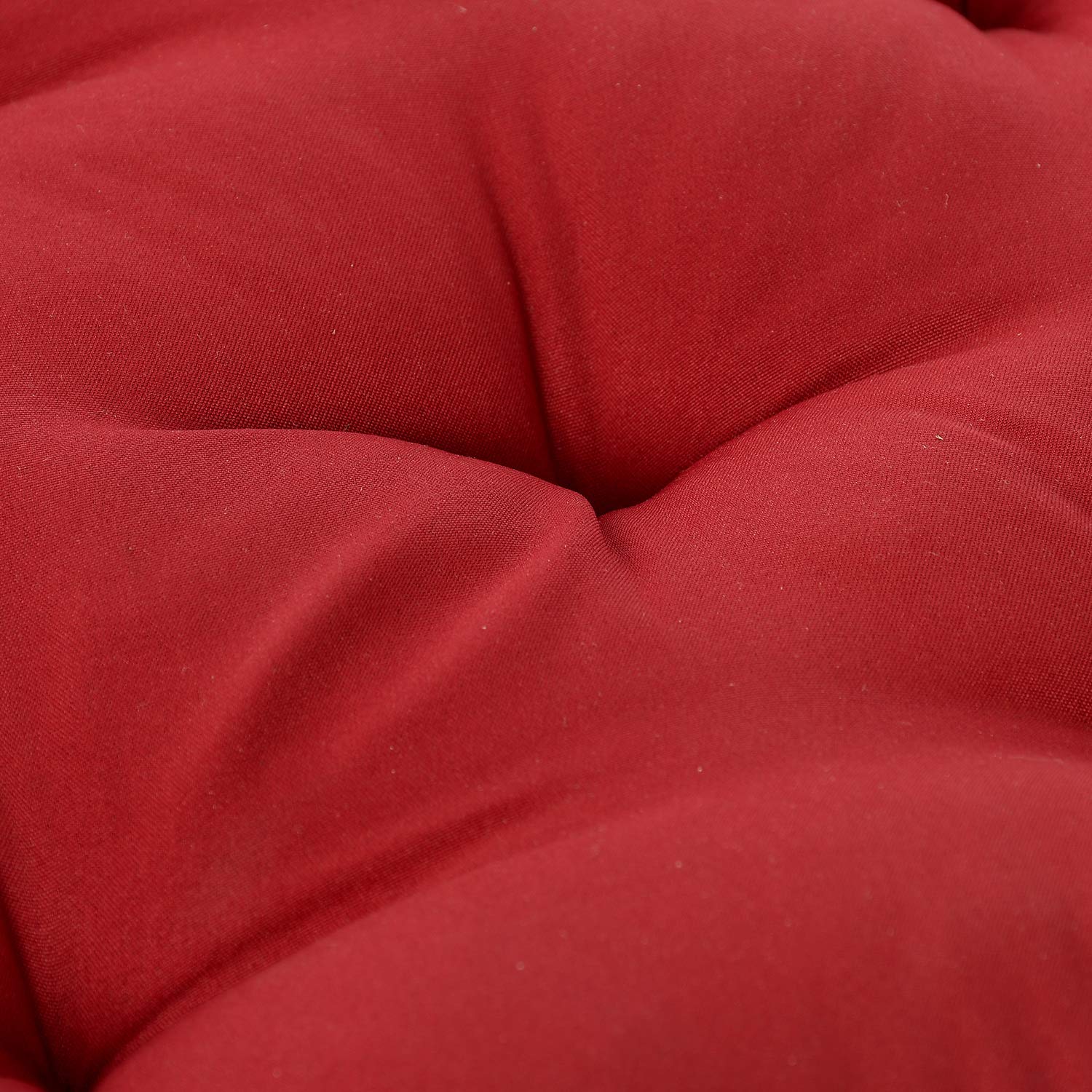 Microfiber Square Chair PadCushion for Office Home or Car Sitting 1818 Inch Maroon