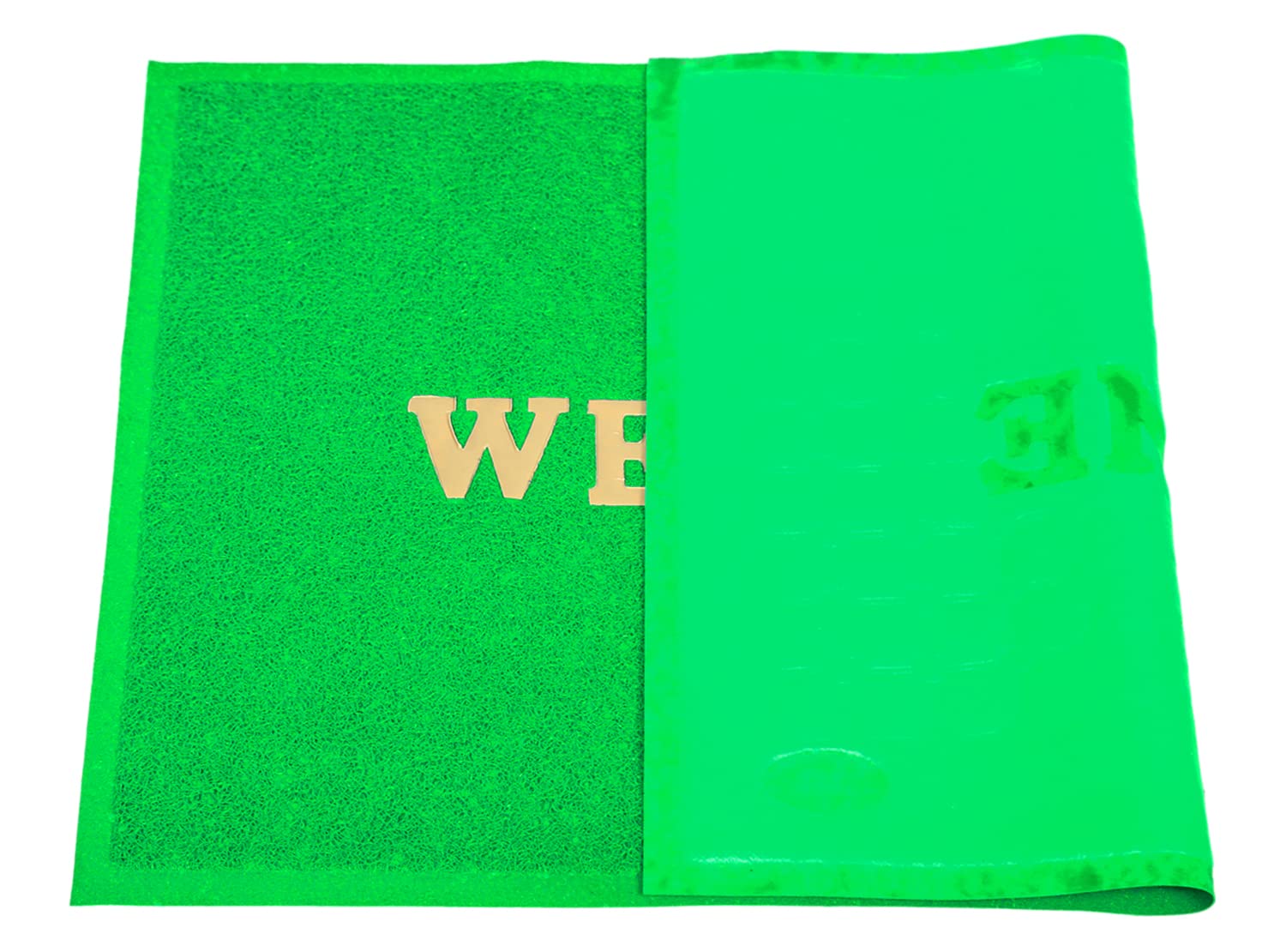 Indoor Outdoor Anti-Slip Welcome Rubber Door Mat Welcome Mat 23x15 Green