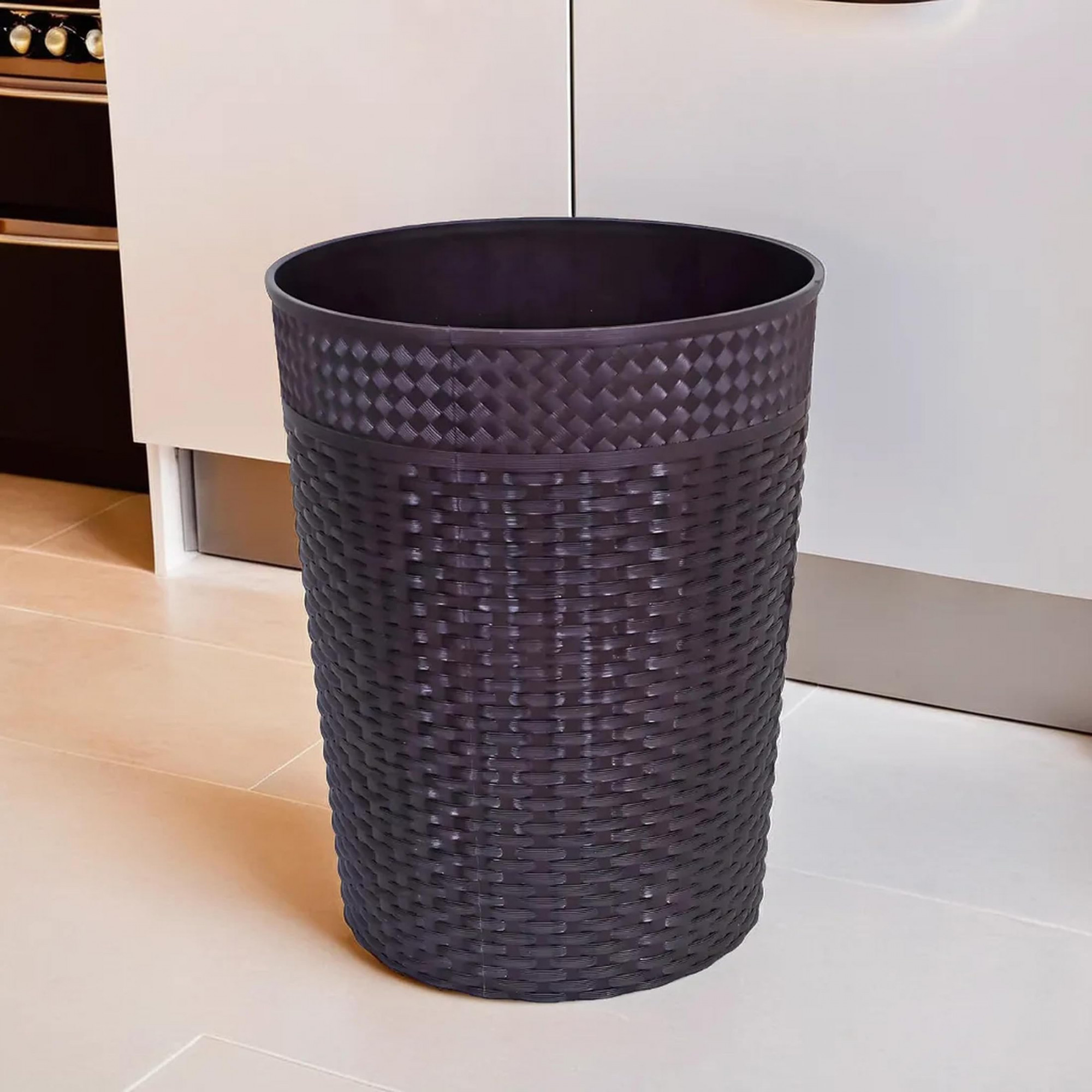 DustbinPlastic DustbinDustbins for KitchenDustbin For BedroomHallDustbin For office10 Litre Dustbin Brown