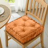 Inch Heavy Velvet Chair Pad for Dining, Office &amp; Home | Soft Cushion with Center Tuft | Support for Long Sitting | Golden