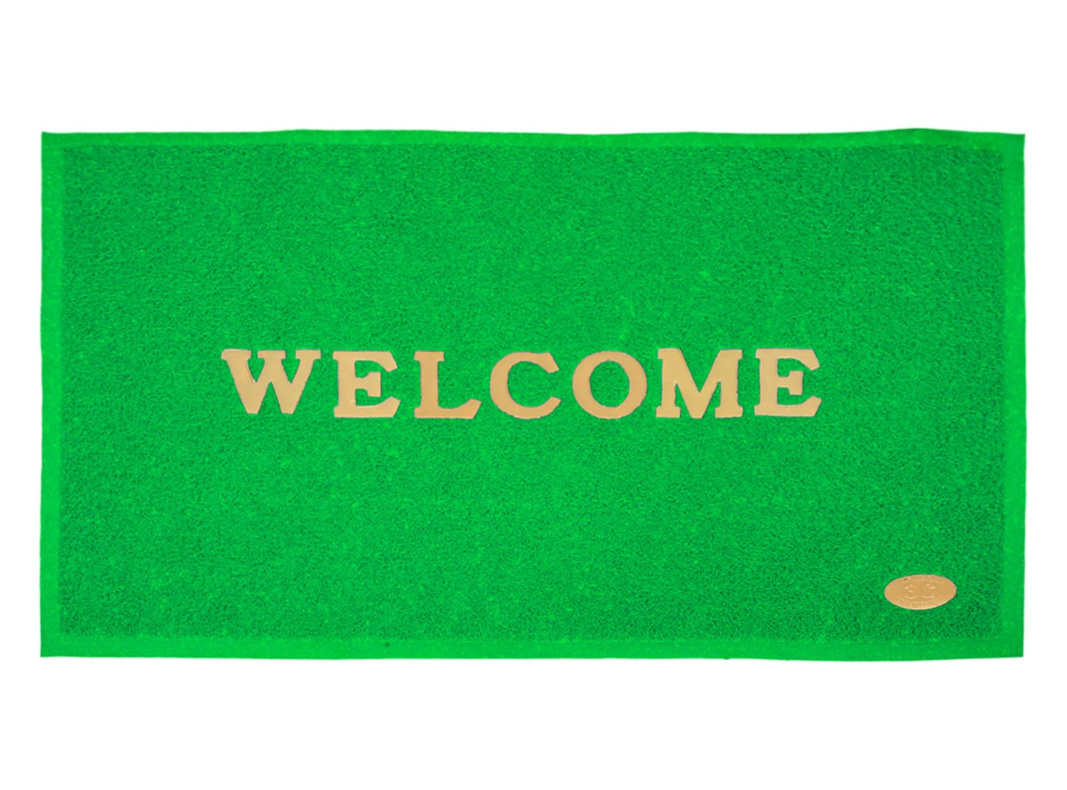 Indoor Outdoor Anti-Slip Welcome Rubber Door Mat Welcome Mat 23x15 Green