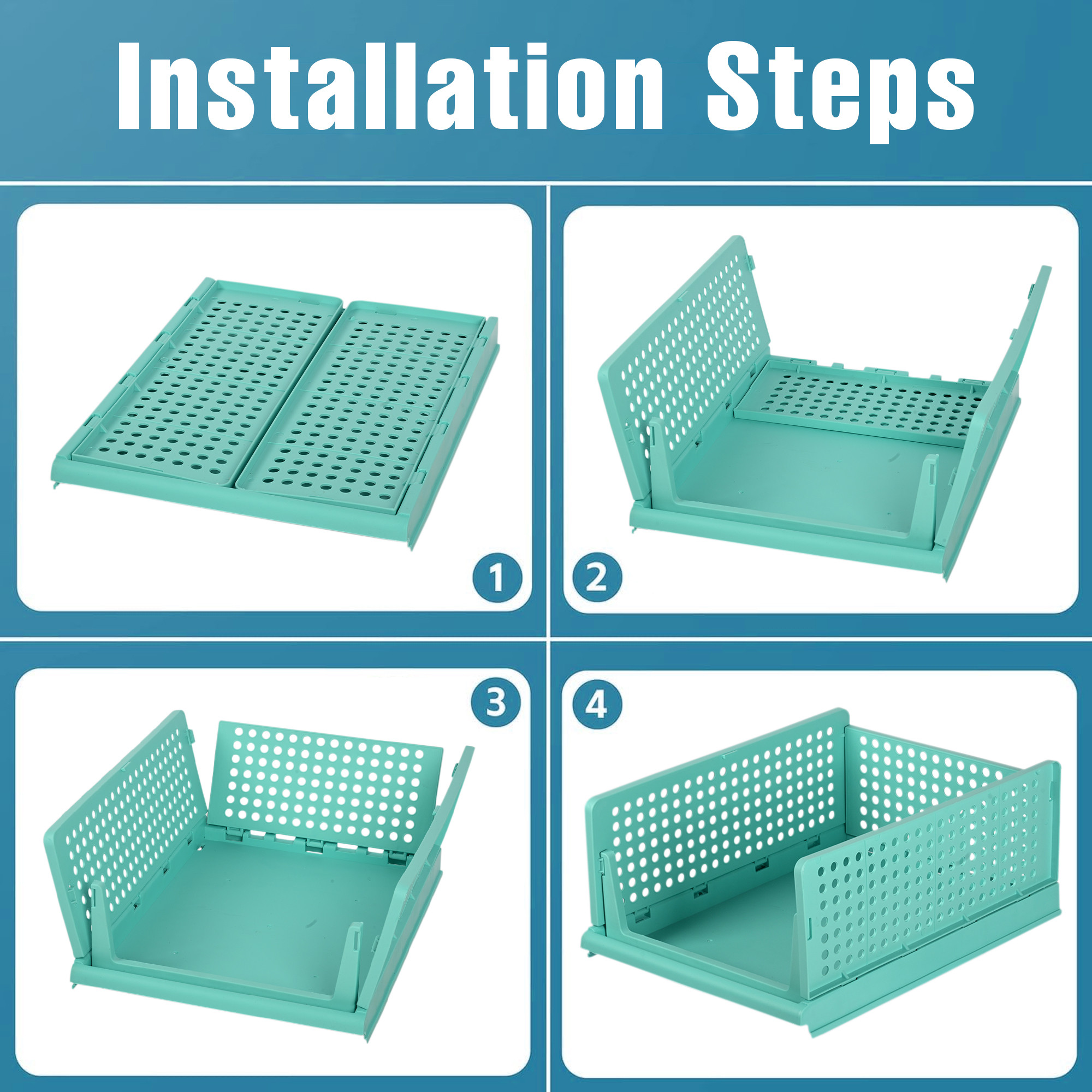 Kuber Industries    Office Desk Organizers  Plastic Makeup Cosmetic Storage Box  Drawers for Dressing Table  Organizers for Bathroom Countertop  Holder for Brushes Lotions  Pista Green