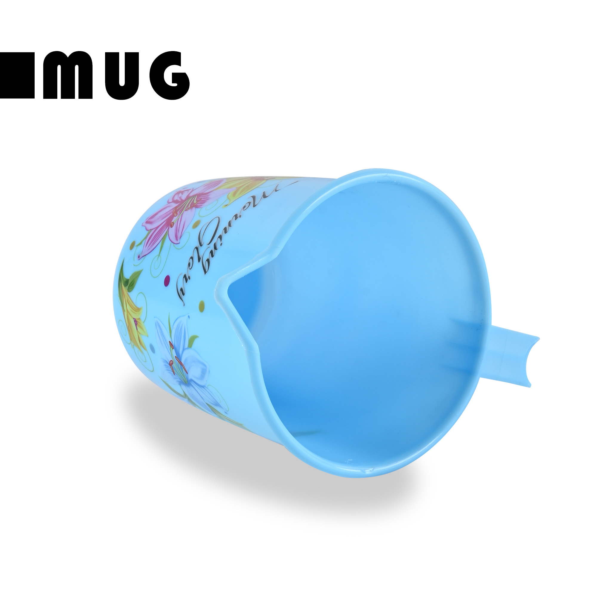 Kuber Industries  Bath Mug 500 ML Multipurpose Mug for Bathroom  Plastic Bathroom Mug  Reusable Bathing Mug  Mug for Toilet Laundry  Mug for Washroom  Blue