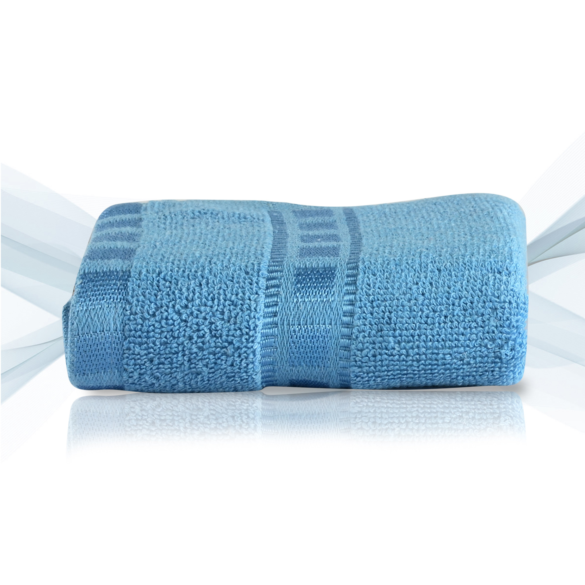 Kuber Industries  Cotton HandFace Towels For Men  Women  Easily Washable  Workout Gym Napkins For Men  Pocket Towel - Sky Blue