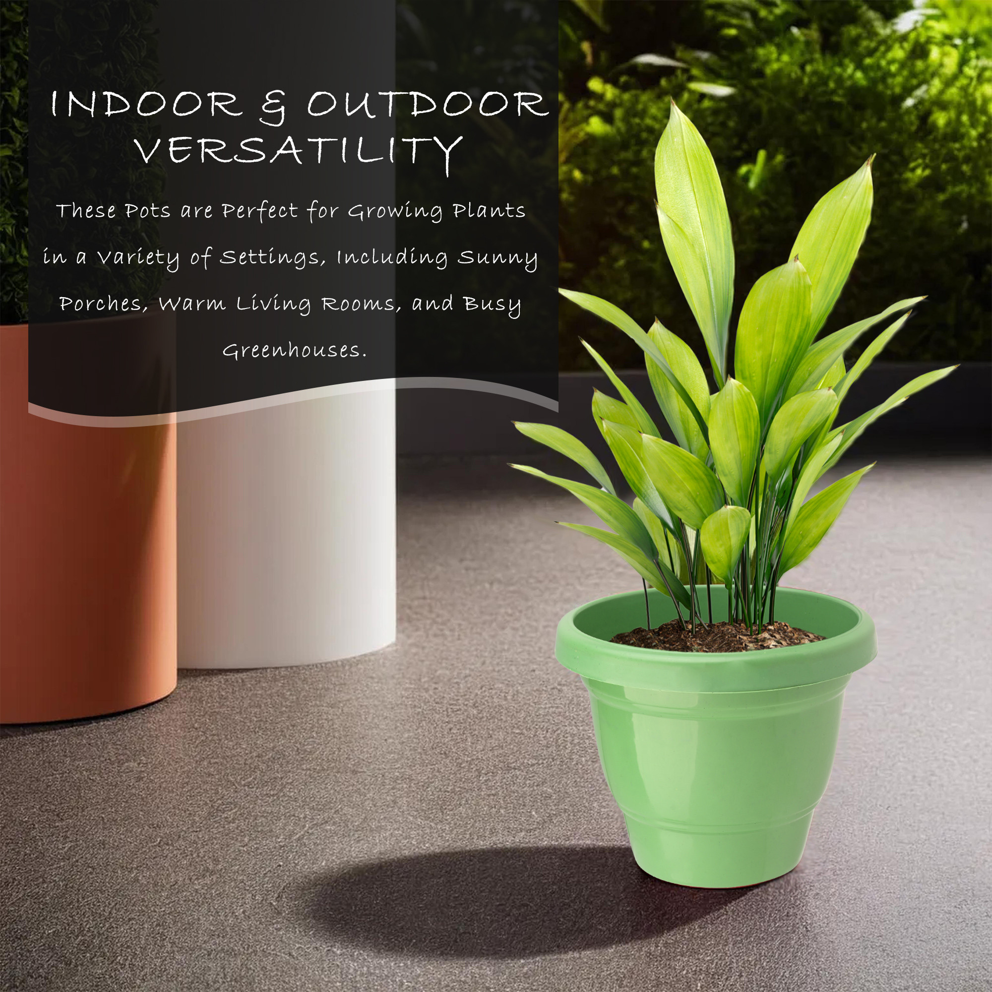 Kuber Industries  Flower Pot  2-Layer Fuldani Flower Pot   Pots for Terrace Garden  Pots Stand for Plants  Phooldaan for Home Dcor  Synergy Indoor Plant Stand  Green