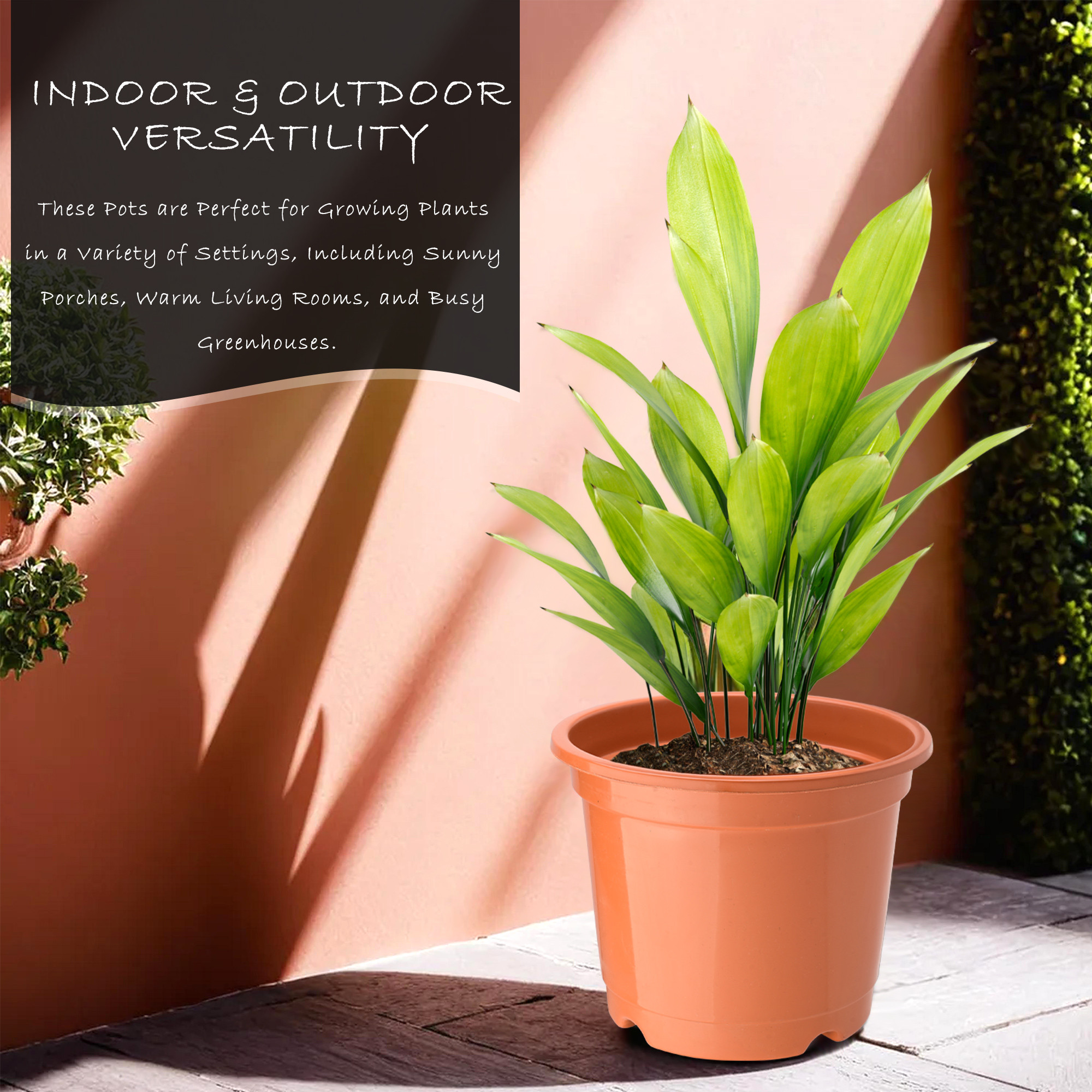 Kuber Industries  Flower Pot  Fuldani Flower Pot   Pots for Home Terrace Garden  Pots Stand for Plants  Phooldaan for Home Dcor  Synergy Indoor Plant Stand  Orange