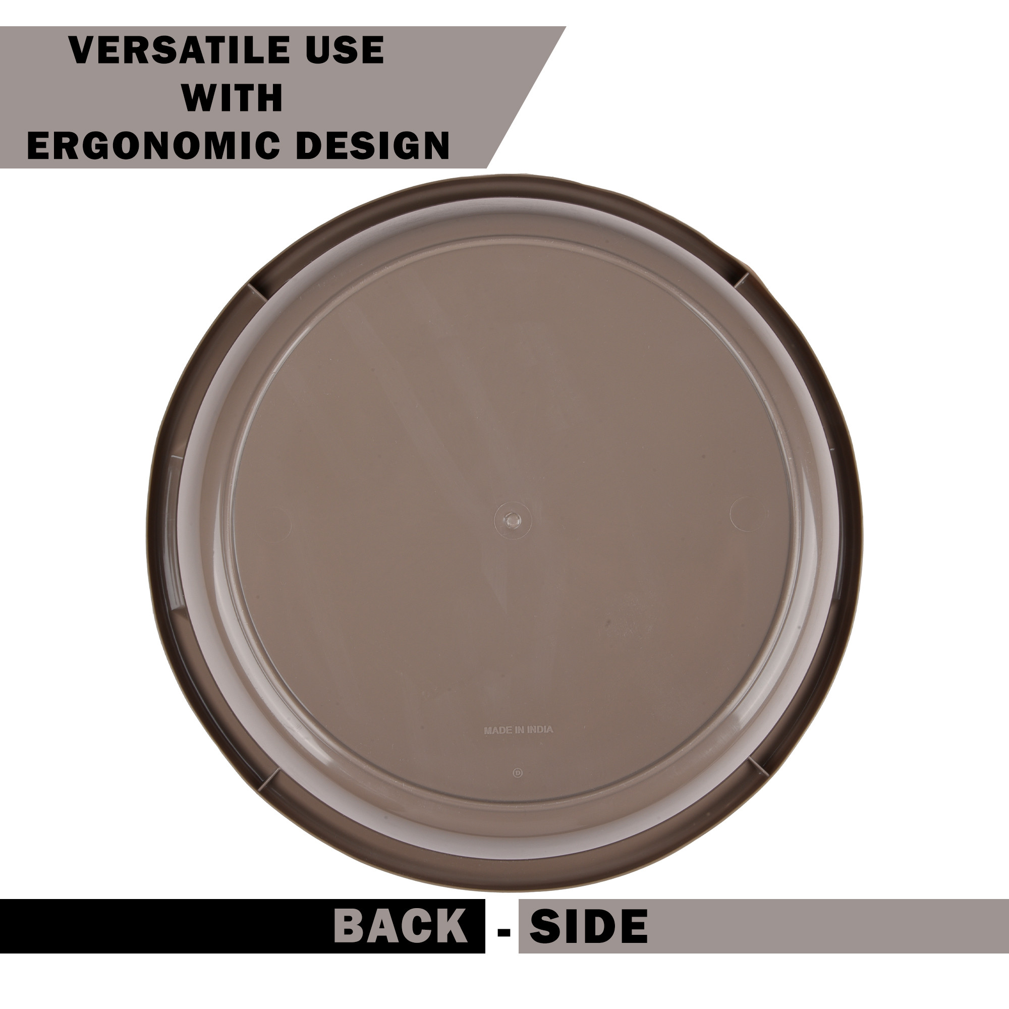 Kuber Industries  Kitchen Basket  Stationery Organizer Tub  Multipurpose Storage Organizer  Office Supplies Organizer for Pen-Pencil-Staplers-Clips  Desktop Organizer  12 LTR  Brown