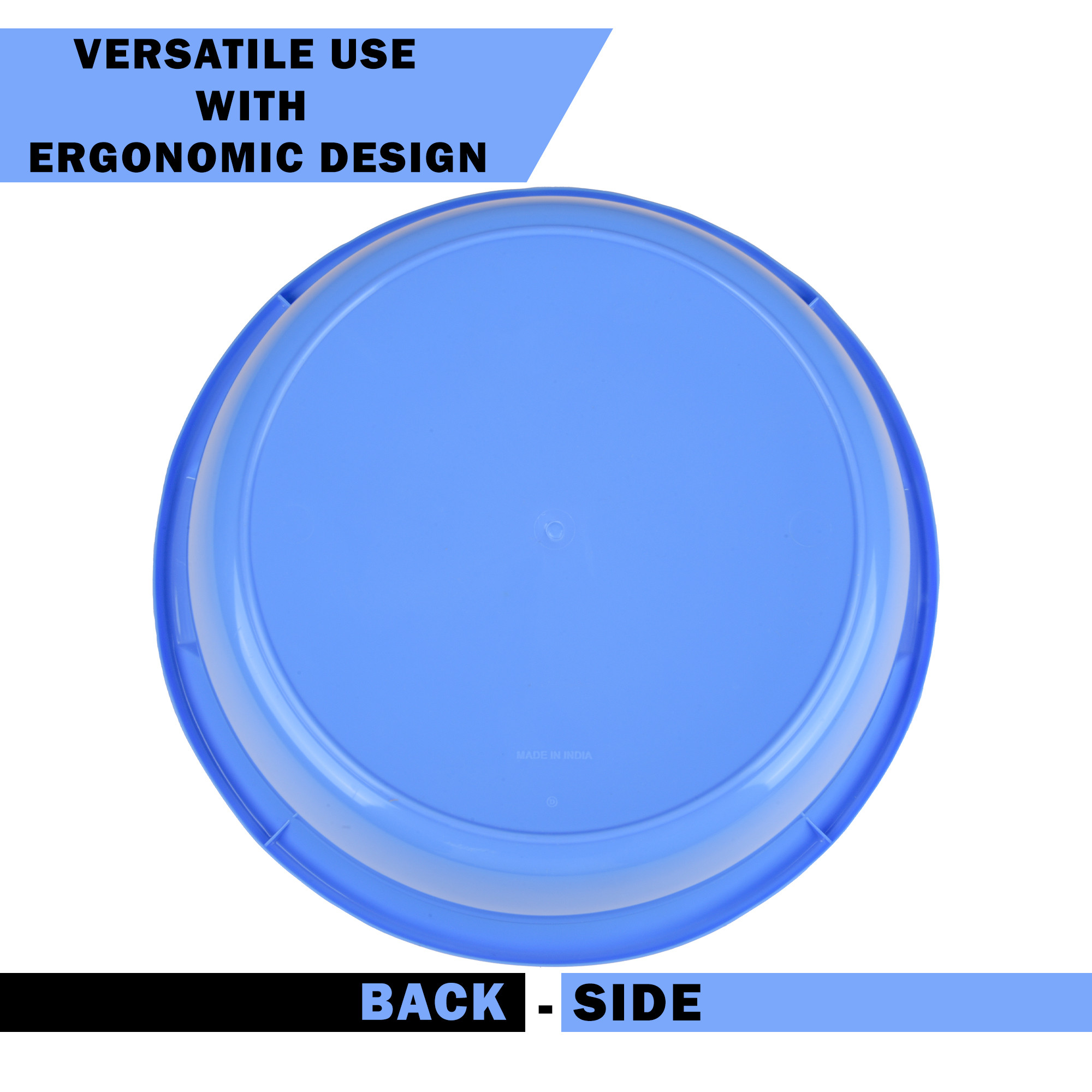 Kuber Industries  Kitchen Basket  Stationery Organizer Tub  Multipurpose Storage Organizer  Office Supplies Organizer for Pen-Pencil-Staplers-Clips  Desktop Organizer  12 LTR  Blue