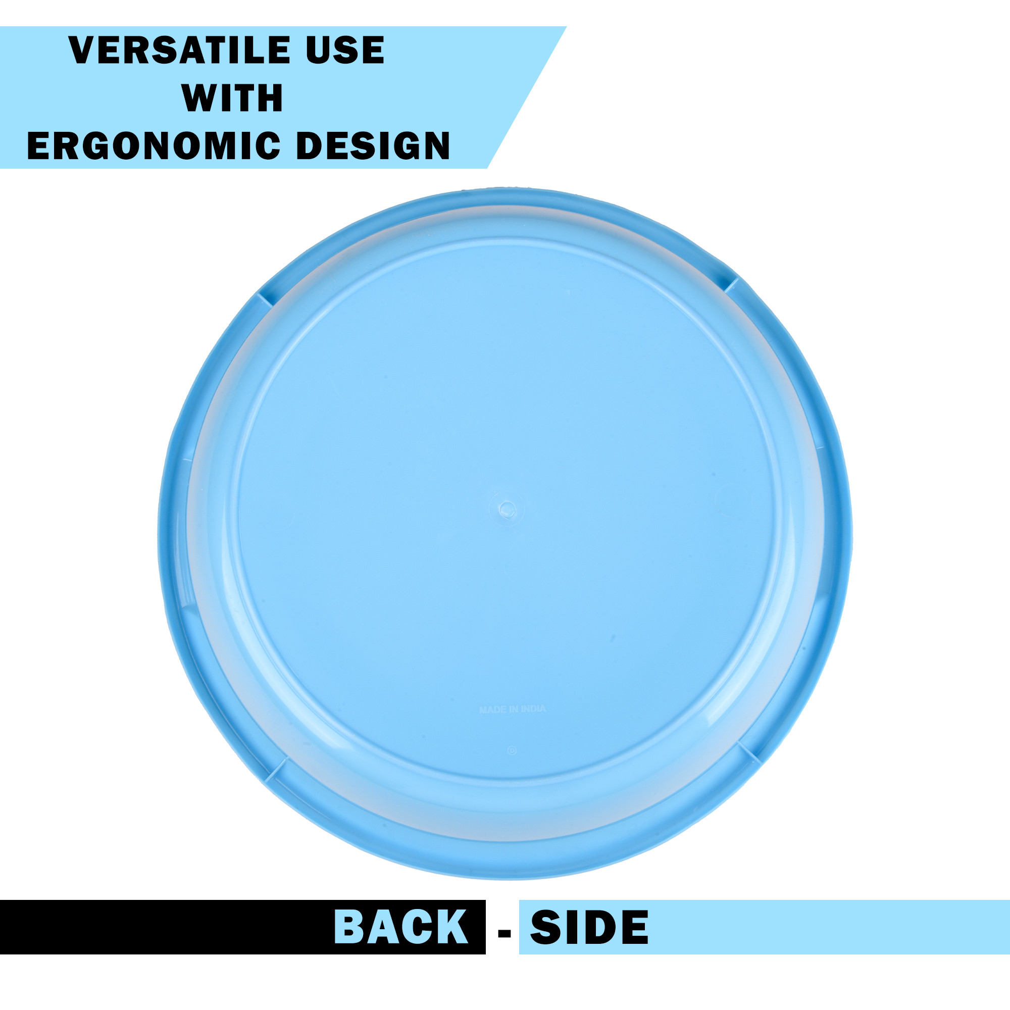 Kuber Industries  Kitchen Basket  Stationery Organizer Tub  Multipurpose Storage Organizer  Office Supplies Organizer for Pen-Pencil-Staplers-Clips  Desktop Organizer  12 LTR  Sky Blue