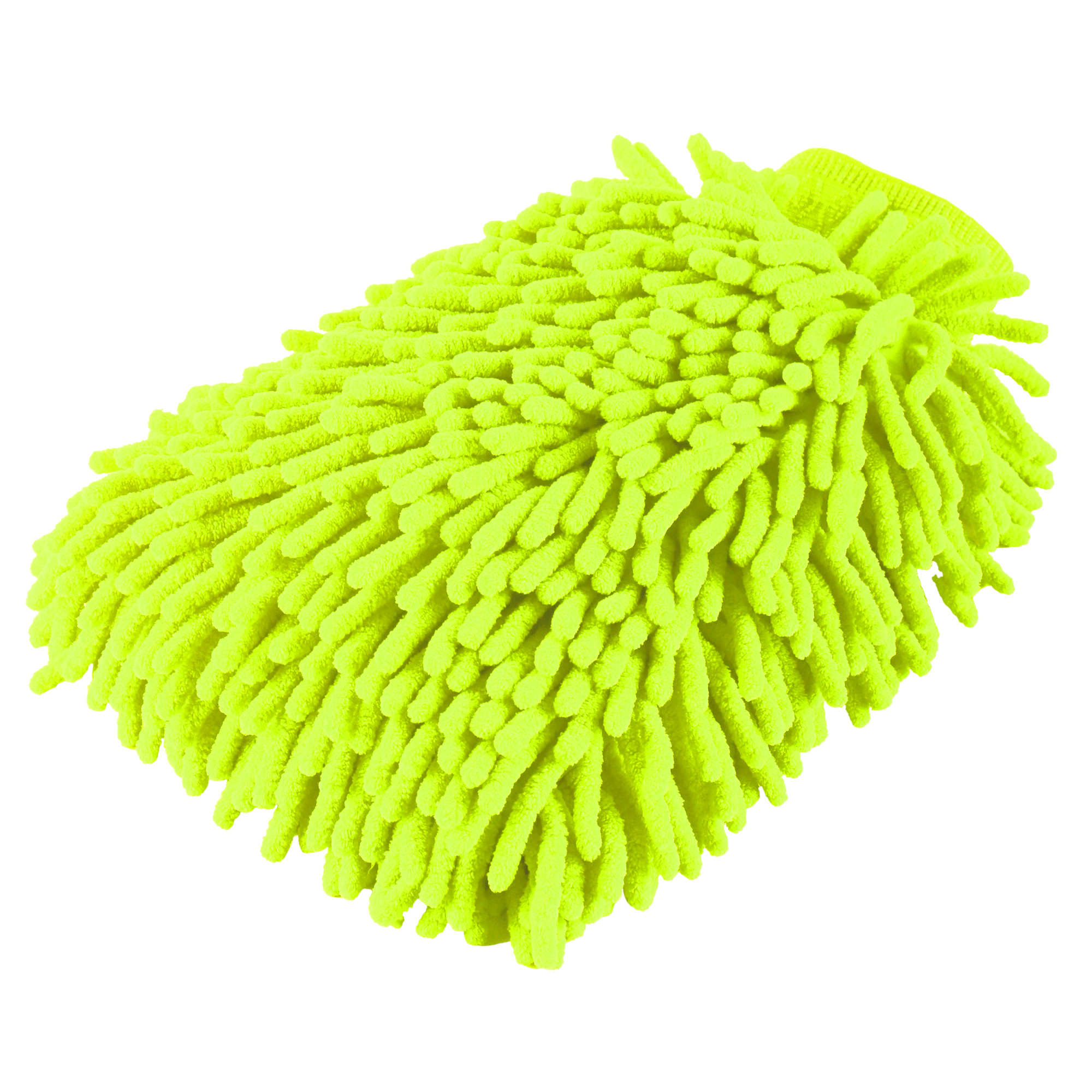 Kuber Industries  Microfiber Double Sided 50GSM Car Washing Gloves  Super Absorbent Chenille Mitt Gloves - Perfect Wash Cleaning for Bike Auto Cars Interior and Exterior  Green