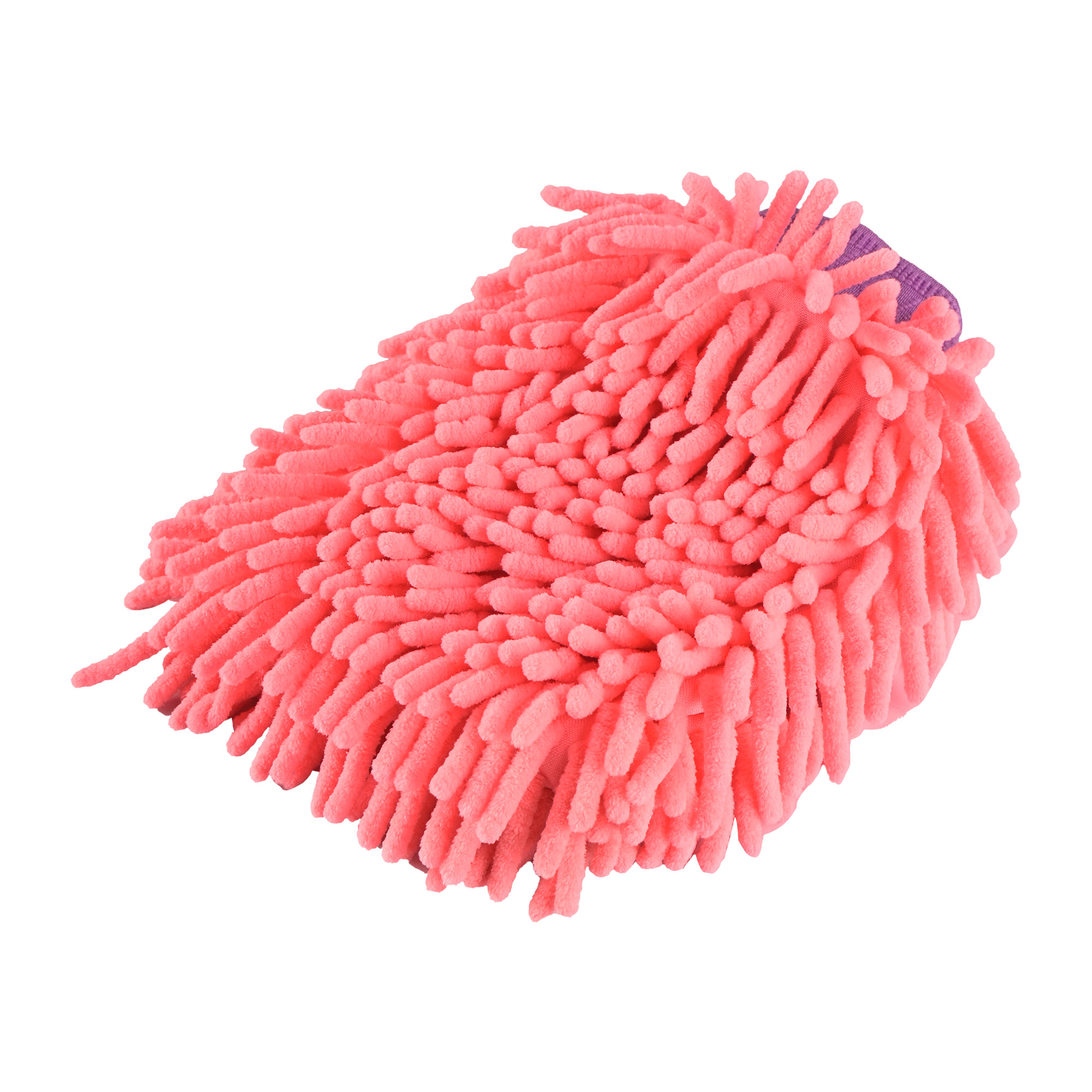 Kuber Industries  Microfiber Double Sided 50GSM Car Washing Gloves  Super Absorbent Chenille Mitt Gloves - Perfect Wash Cleaning for Bike Auto Cars Interior and Exterior  Pink