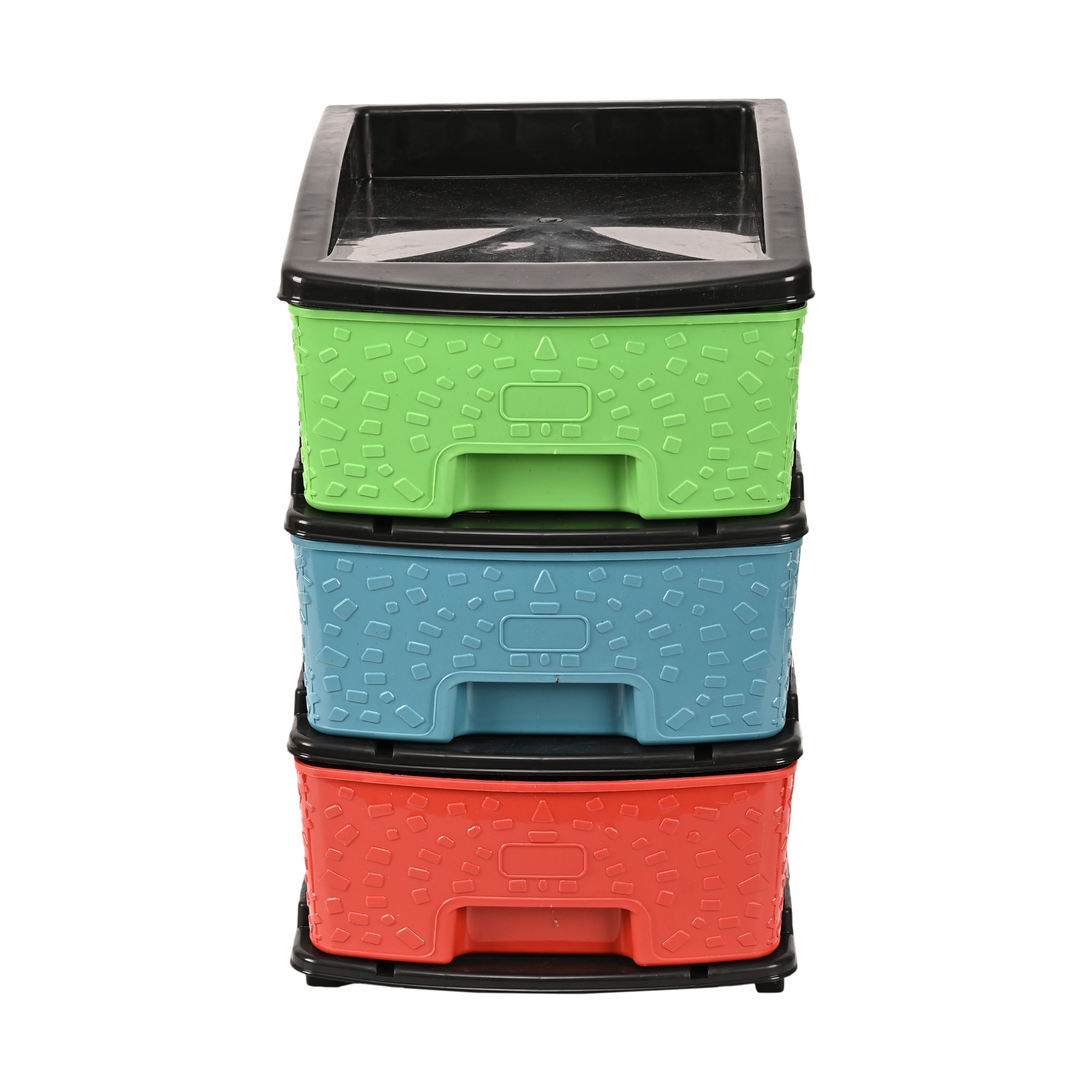 Kuber Industries  Multipurpose Plastic Drawers Storage Organizer  CabinetsStorage Rack for Kitchen  Space-Saving Kids Toy  Bedroom Shelf for HomeOffice  Multicolor