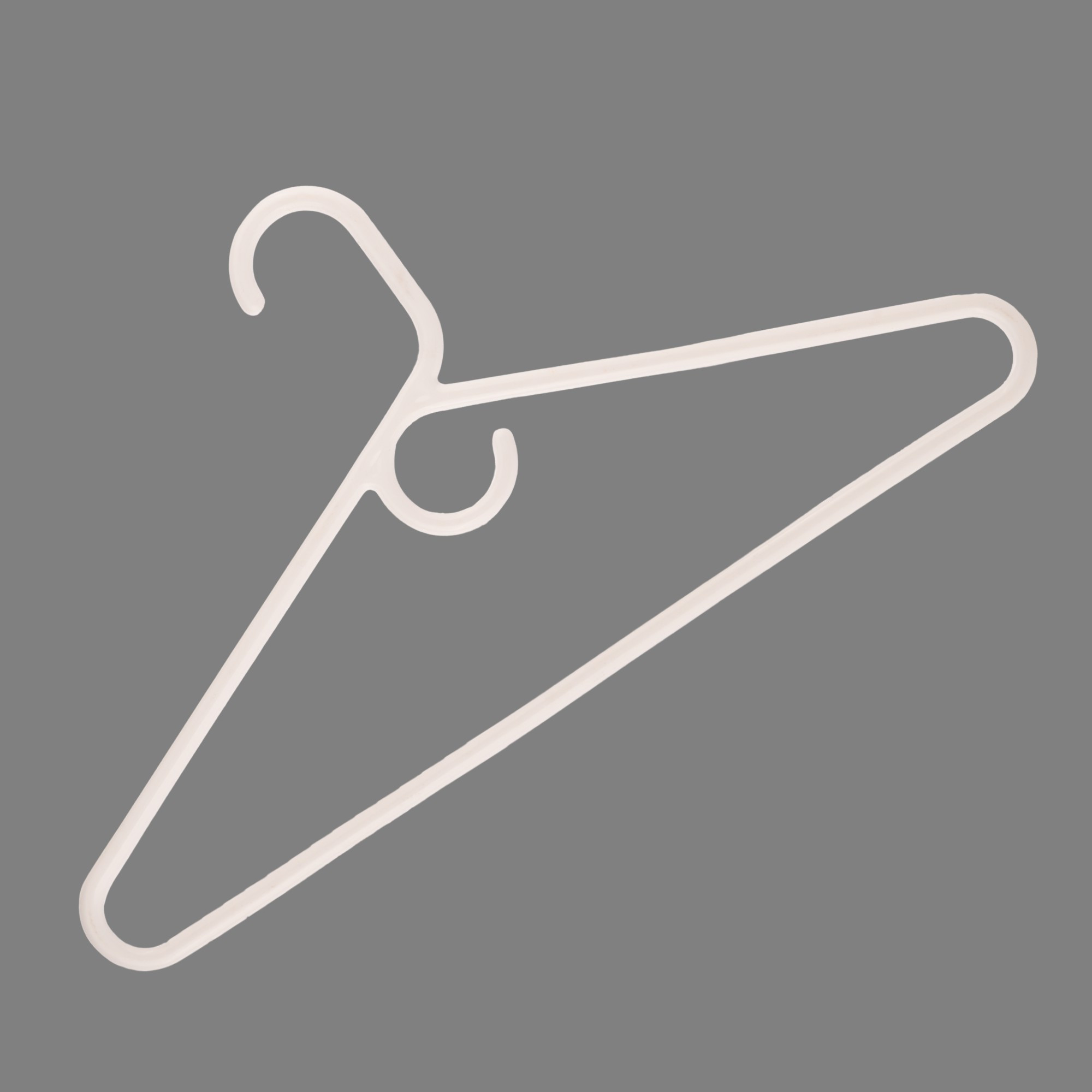 Kuber Industries  Pack of 6  Hangers  Multi-Purpose Hangers for Trouser Skirts Coat Dresses  Ties  Plastic Clothes Almirah Hangers for Wardrobe Cabinets Closet  American Style  White