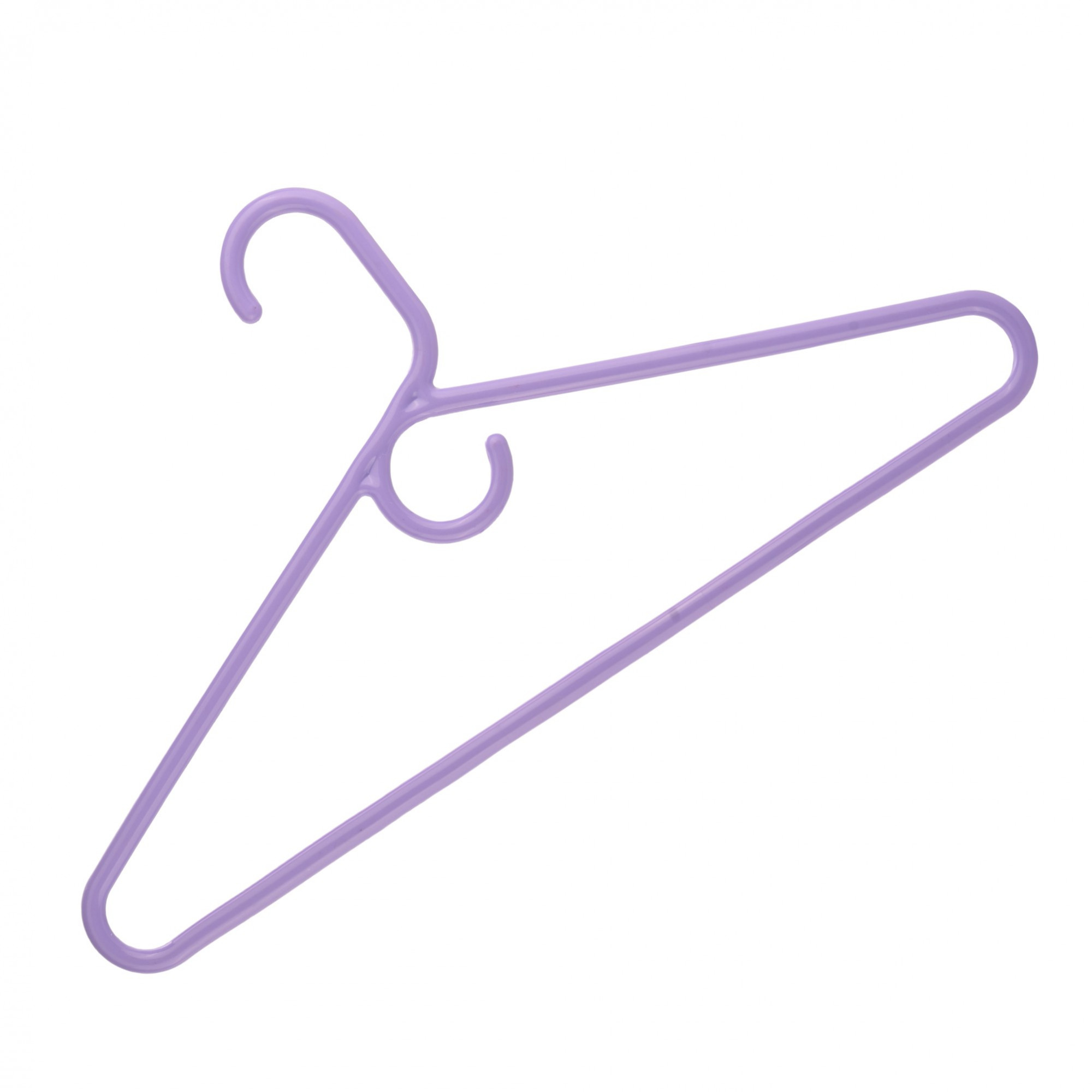 Kuber Industries  Pack of 6  Hangers  Multi-Purpose Hangers for Trouser Skirts Coat Dresses  Ties  Plastic Clothes Almirah Hangers for Wardrobe Cabinets Closet  American Style  Purple