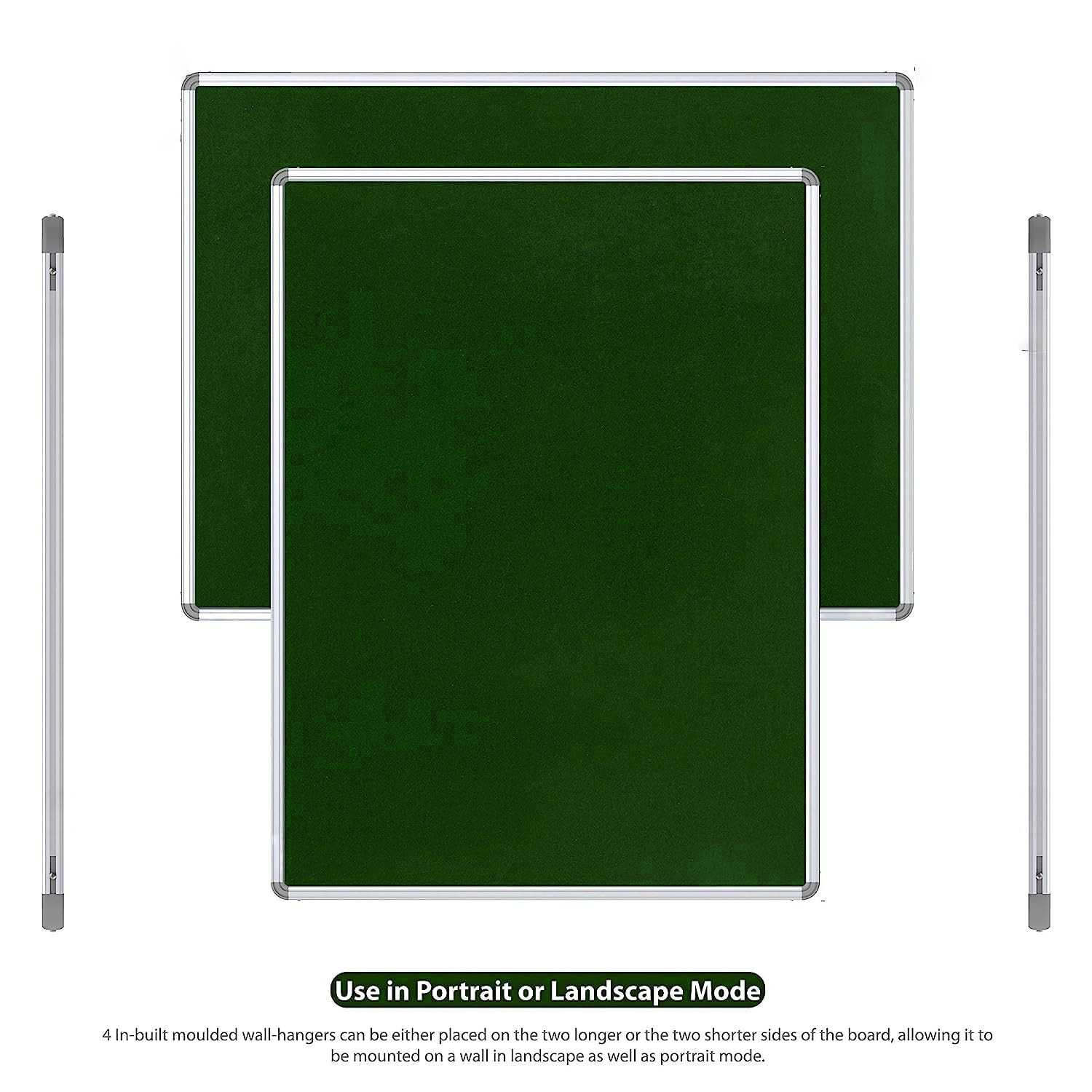Kuber Industries- Pin-Up Board- 1.5 x 2 Feet (Green)