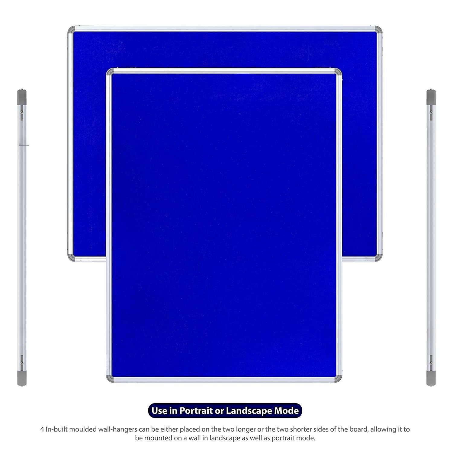 Kuber Industries- Pin-Up Board- 2 x 3 Feet (Blue)