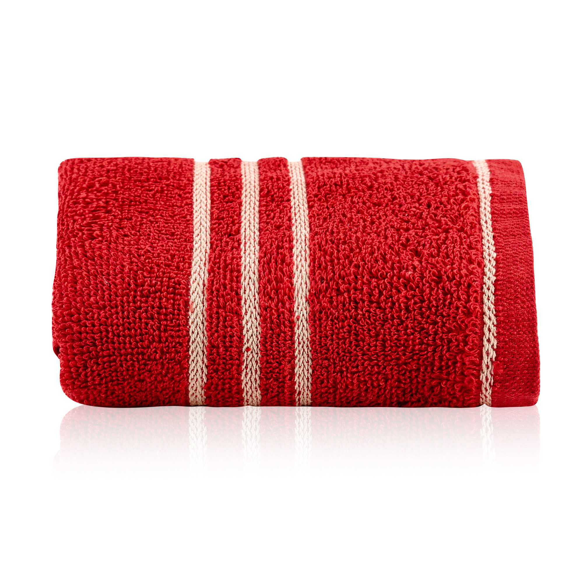 Kuber Industries  Soft Cotton Face Towels For Men  WomenLadies  Easily Washable  Pocket Towels  Workout Gym Napkins For Men - Red