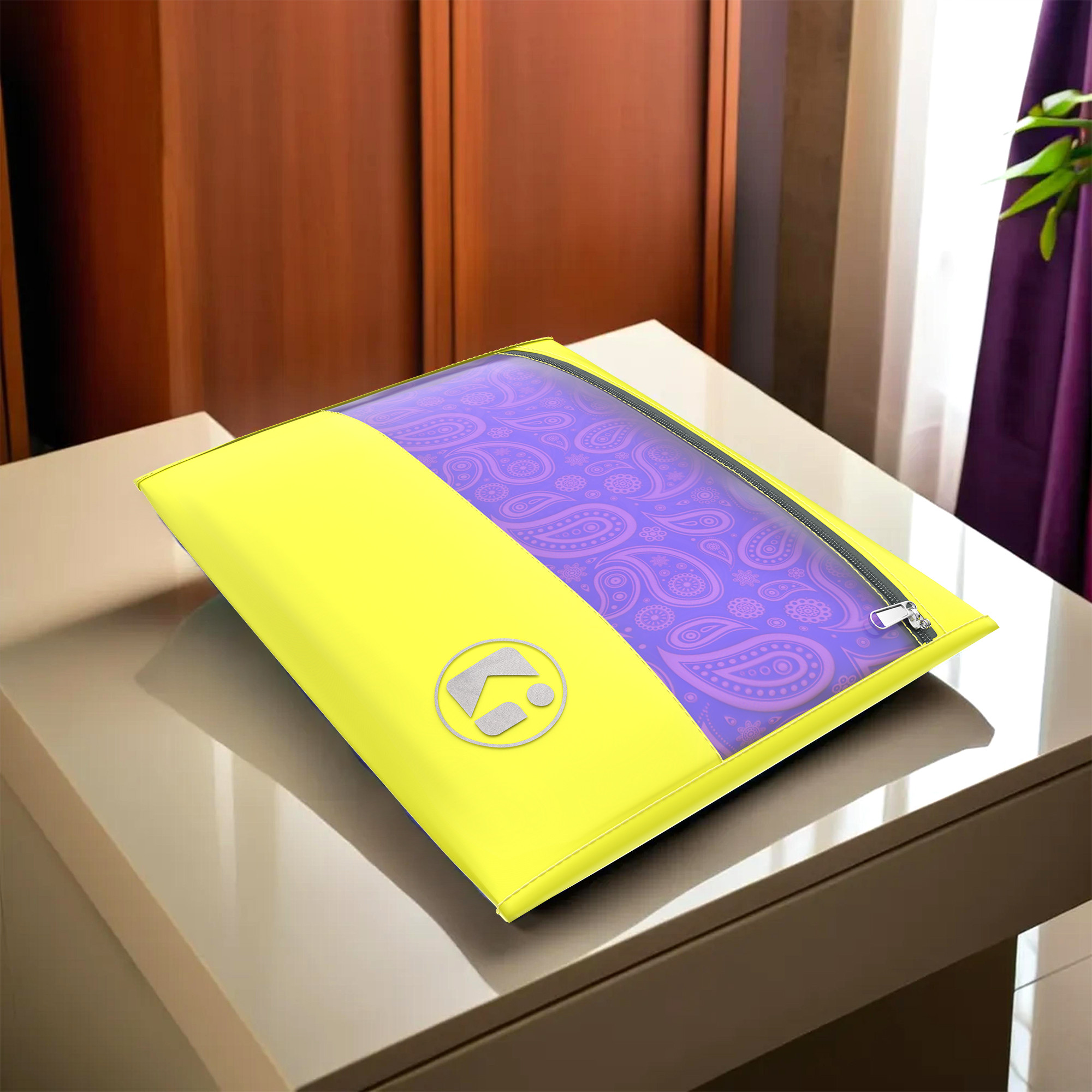 Kuber Industries  Waterproof Clothes Organizer  Saree  Dress Organizer For Wardrobe  Parachute Travel Storage Bag  Yellow