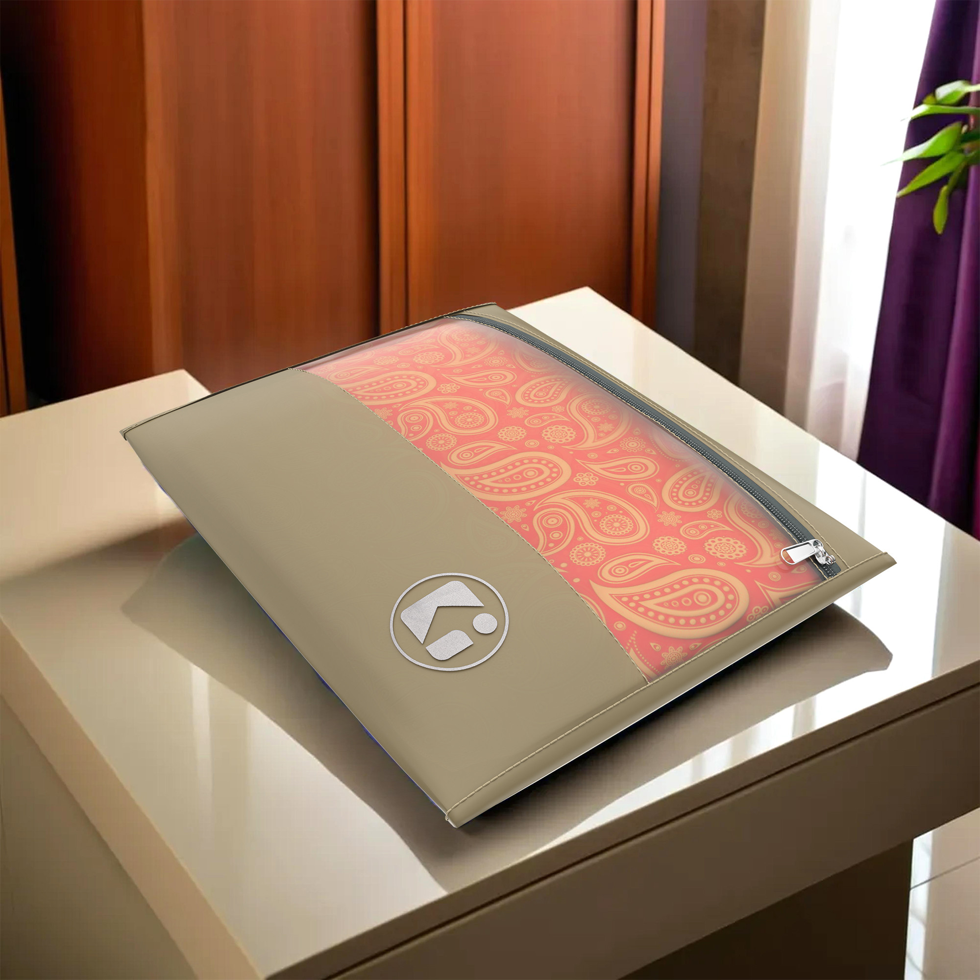 Kuber Industries  Waterproof Clothes Organizer  Saree  Dress Organizer For Wardrobe  Parachute Travel Storage Bag  Brown