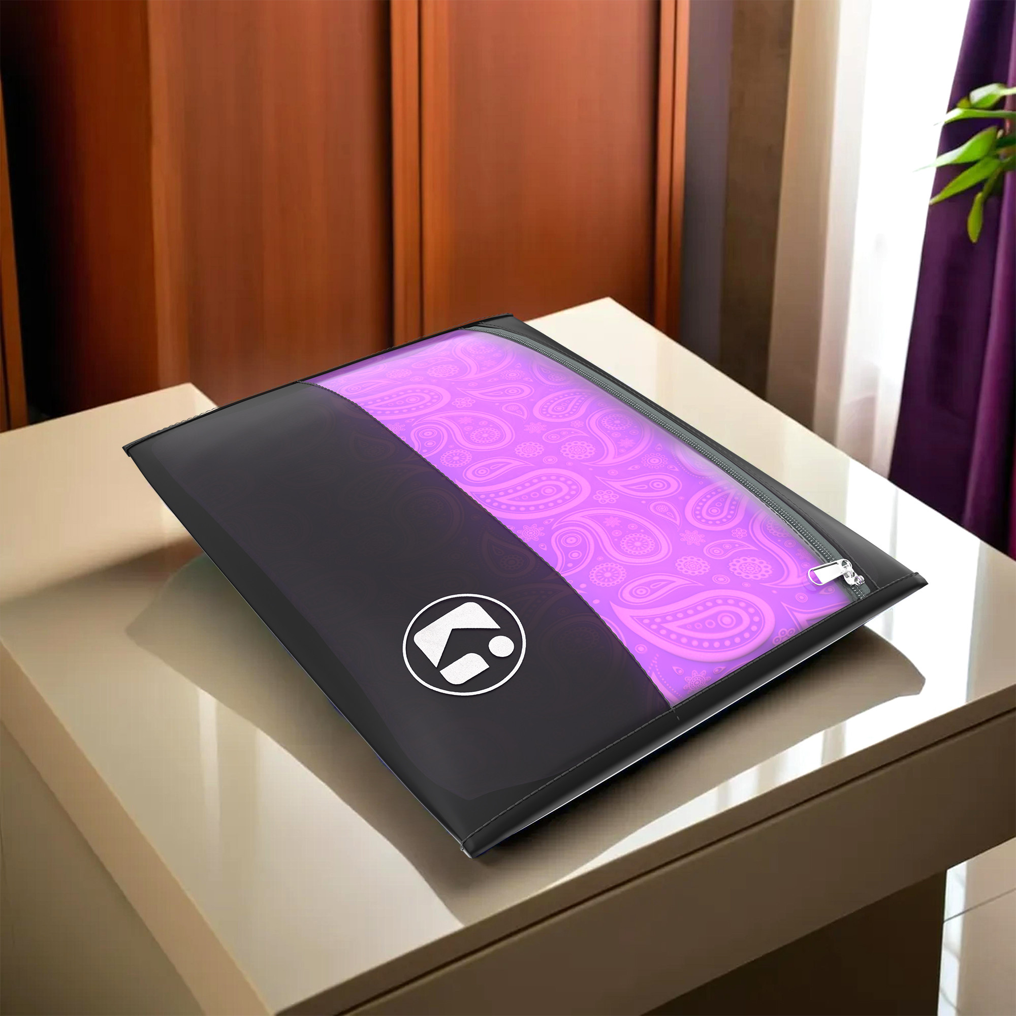 Kuber Industries  Waterproof Clothes Organizer  Saree  Dress Organizer For Wardrobe  Parachute Travel Storage Bag  Black