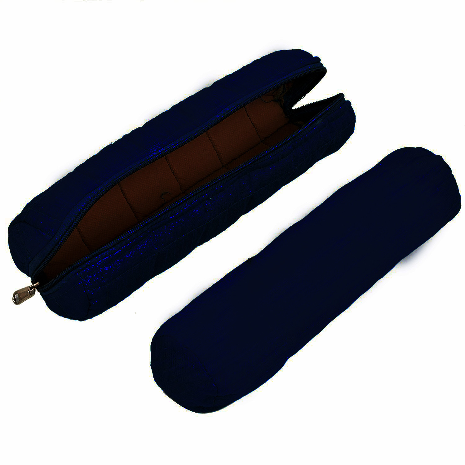 Kuber Industries 1 Roll Bangle, Watch, Bracelet Organizer Pouch, Pack of 2 (Navy Blue)