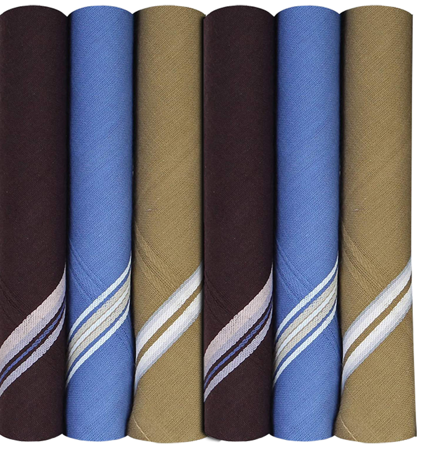 Kuber Industries 100% Cotton Premium Collection HAndkerchiefs Hanky For Men,(Dark color)
