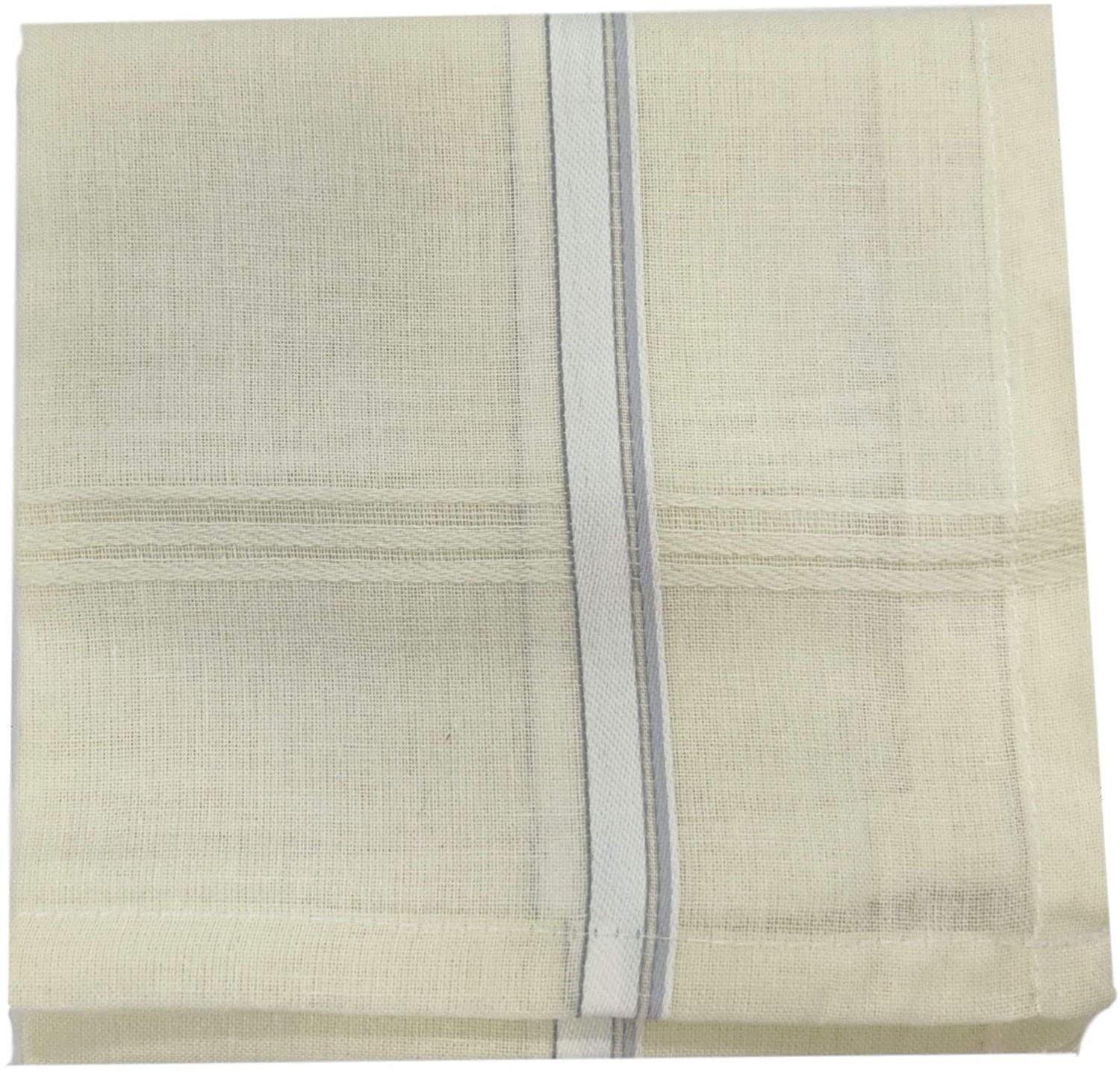 Kuber Industries 100% Cotton Premium Collection HAndkerchiefs Hanky For Men,(Lite Colour)