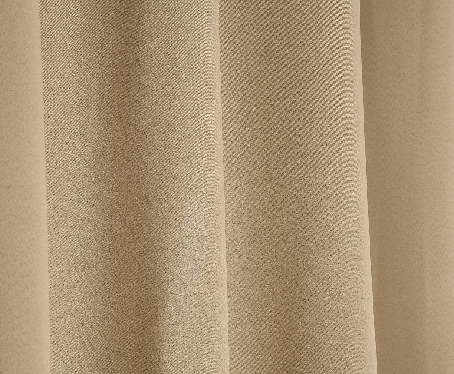 Kuber Industries 100% Room Darkening Black Out Curtain I 7 Feet Door Curtain I Insulated Heavy Polyester Solid Curtain|Drapes with 8 Eyelet for Home & Office (Light Chocolate)