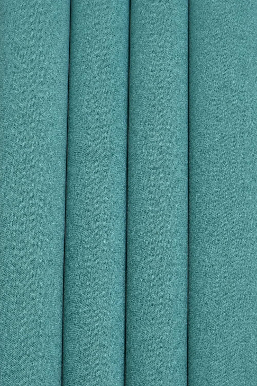 Kuber Industries 100% Room Darkening Black Out Curtain I 7 Feet Door Curtain I Insulated Heavy Polyester Solid Curtain|Drapes with 8 Eyelet for Home & Office (Aqua)