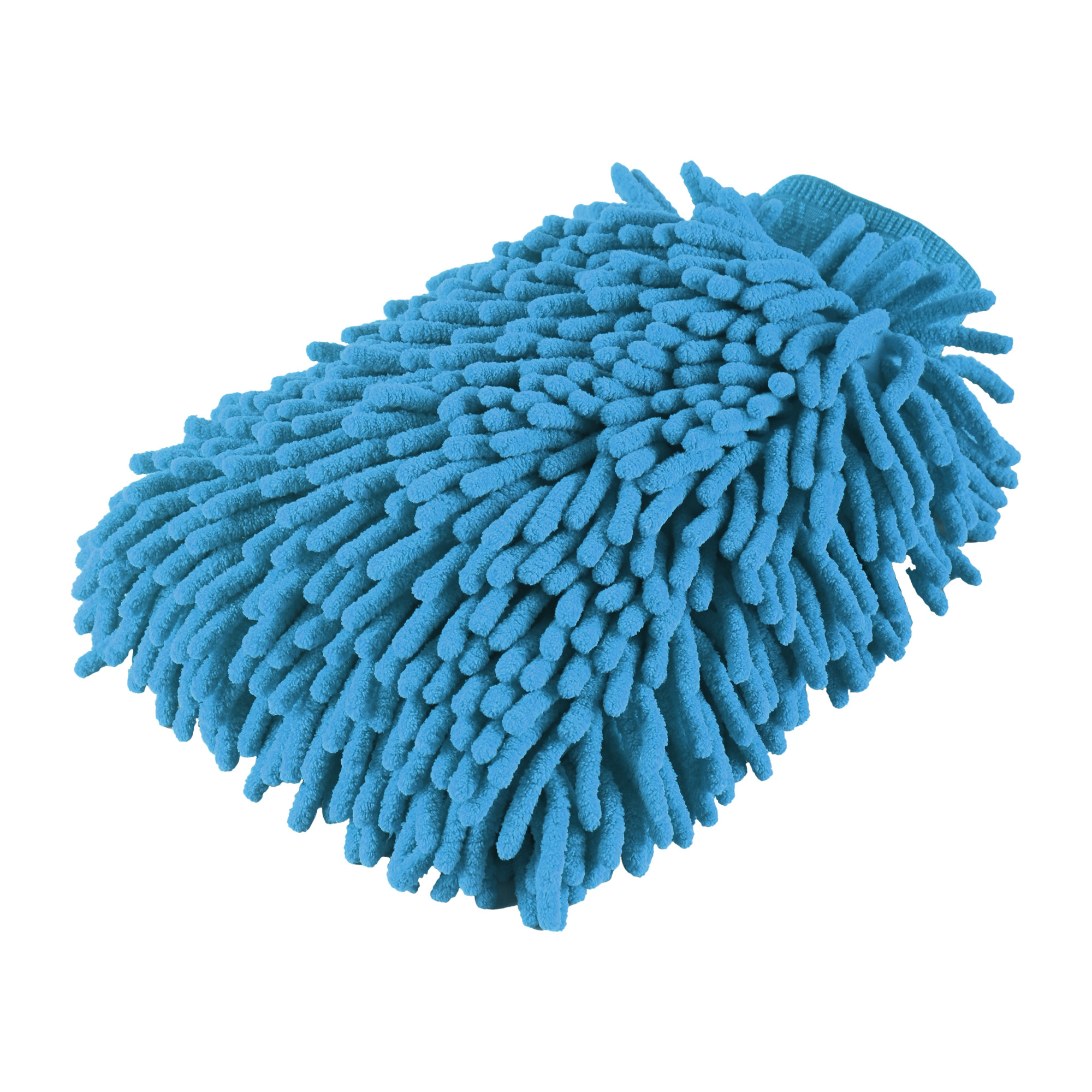 Kuber Industries 100GSM Microfiber Double Sided Car Washing Gloves  Super Absorbent Chenille Mitt Gloves - Perfect Wash Cleaning for Bike Auto Cars Interior and Exterior  Blue