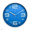 12 Inch Silent Wall Clock for Home & Office | Analog Number Wall Clock for Living Room, Bedroom, Kitchen, Hall | Bold Numbers | Battery not Included | NC-21398 | Blue & White