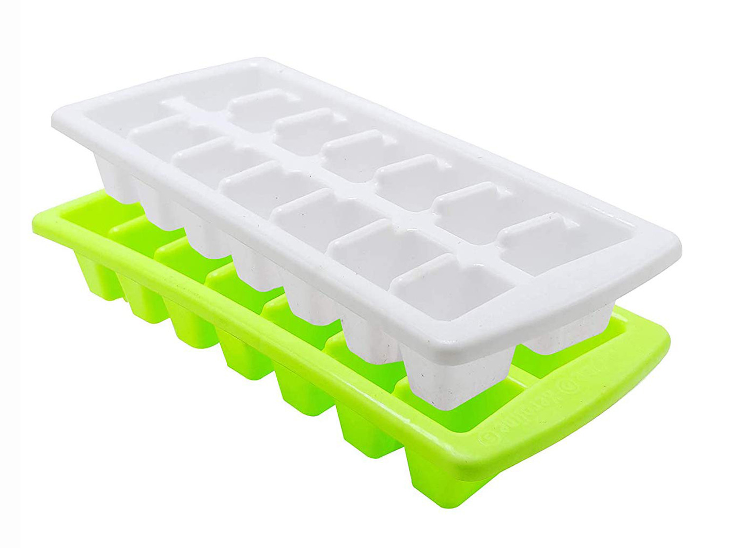 Kuber Industries 14 Cubes Plastic Unbreakable Virgin Plastic Ice Cube Tray (Multi)-KUBMART3210