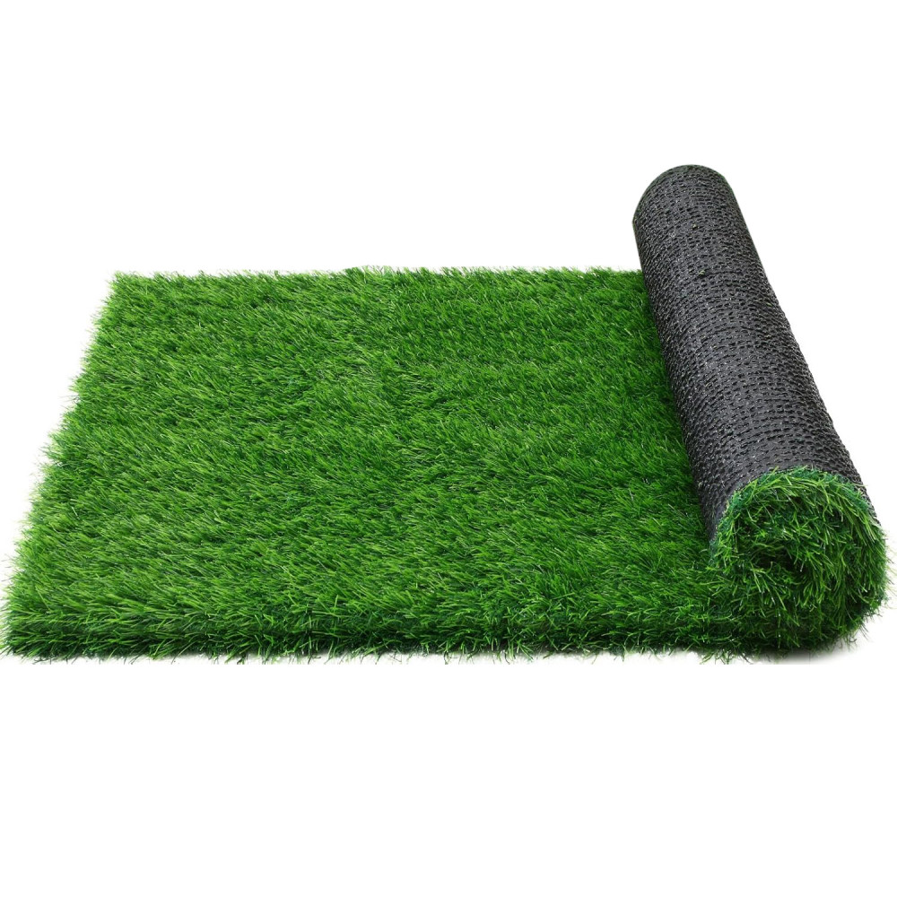 Image of Kuber Industries 1.5x2 Feet Waterproof Artificial Grass for Balcony, Floor & Decoration | Anti Skid Green Grass Mat for Home, Indoor & Outdoor Decoration | Green