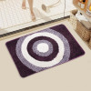 16x24 Inch Anti Skid Mat for Bathroom Floor | Anti Slip Paydan / Footmat for Home &amp; Kitchen | Doormat &amp; Bathroom Mat for Indoor / Outdoor | Gola Print - Violet &amp; Cream