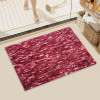 16x24 Inch Anti Skid Mat for Bathroom Floor | Anti Slip Paydan / Footmat for Home &amp; Kitchen | Doormat &amp; Bathroom Mat for Indoor / Outdoor | Multi Riyal - Maroon